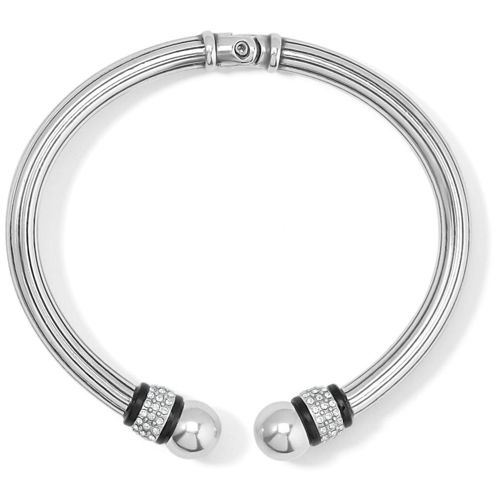 Brighton Meridian Open Hinged Bangle - Elegant Adjustable Bracelet for Women | Perfect for Parties, Weddings & Everyday Wear