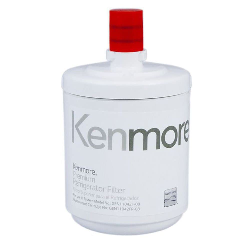 Kenmore 79551012010 9890 Refrigerator Water Filter Replacement - 1 Pack, White | Pure Drinking Water for Home, Office & RV Use