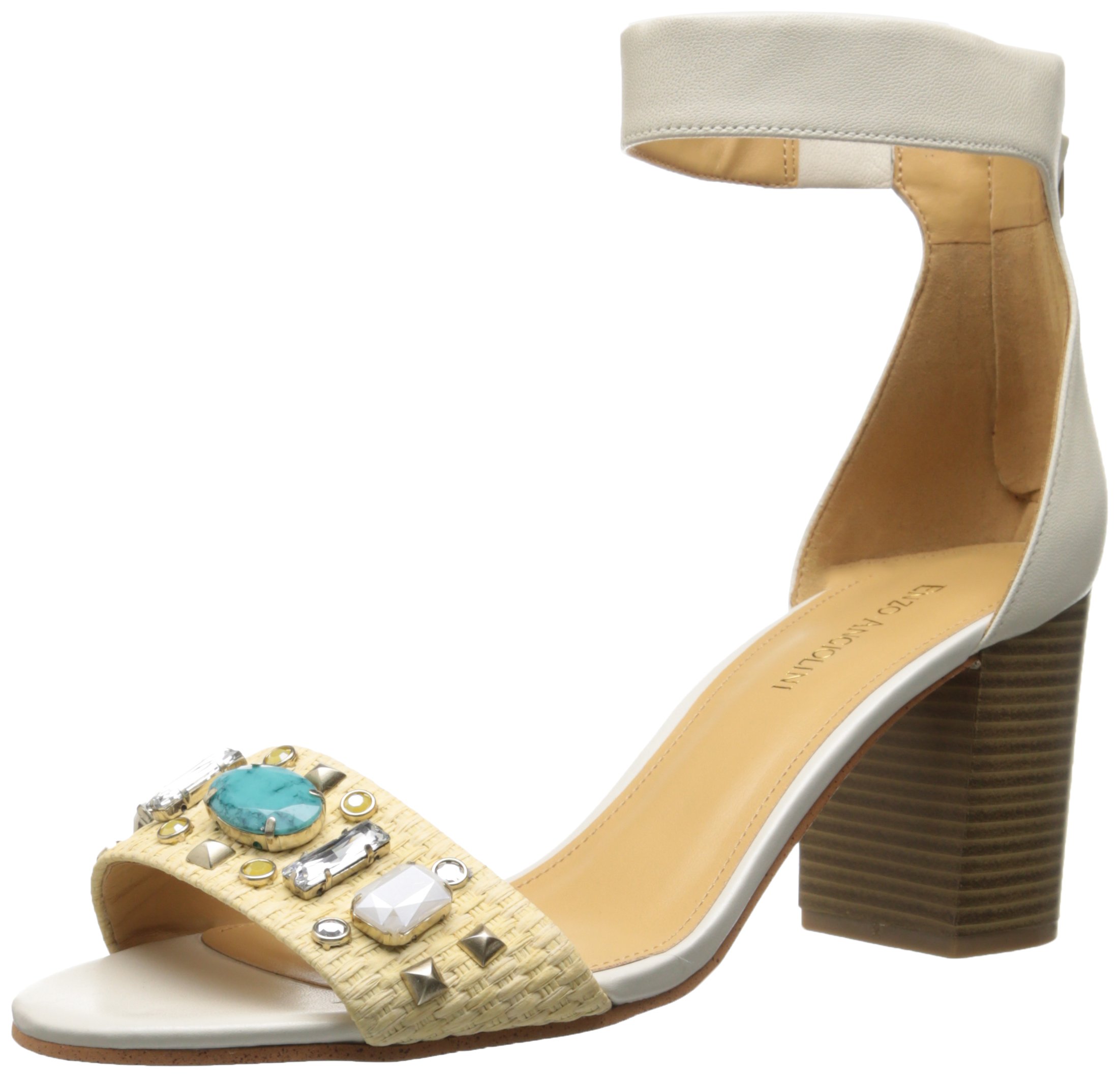 Enzo Angiolini Women's Gavenia Dress Sandal - Comfortable Heeled Sandals for Women, Summer Wedge Sandals with Cushioning - Perfect for Weddings, Parties & Office Wear