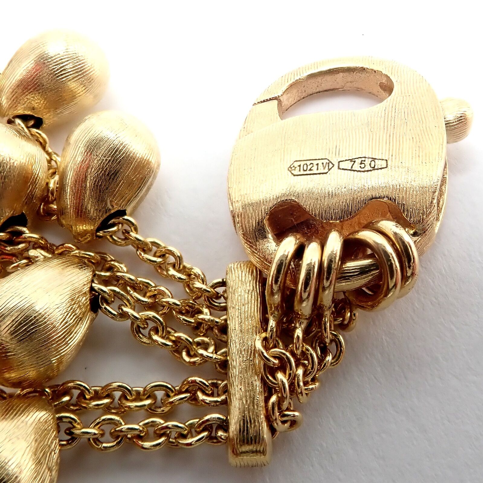 Authentic Marco Bicego 18k Yellow Gold Five-Stand Acapulco Bead Bracelet - Luxury Italian Jewelry for Women, Perfect for Parties & Special Occasions