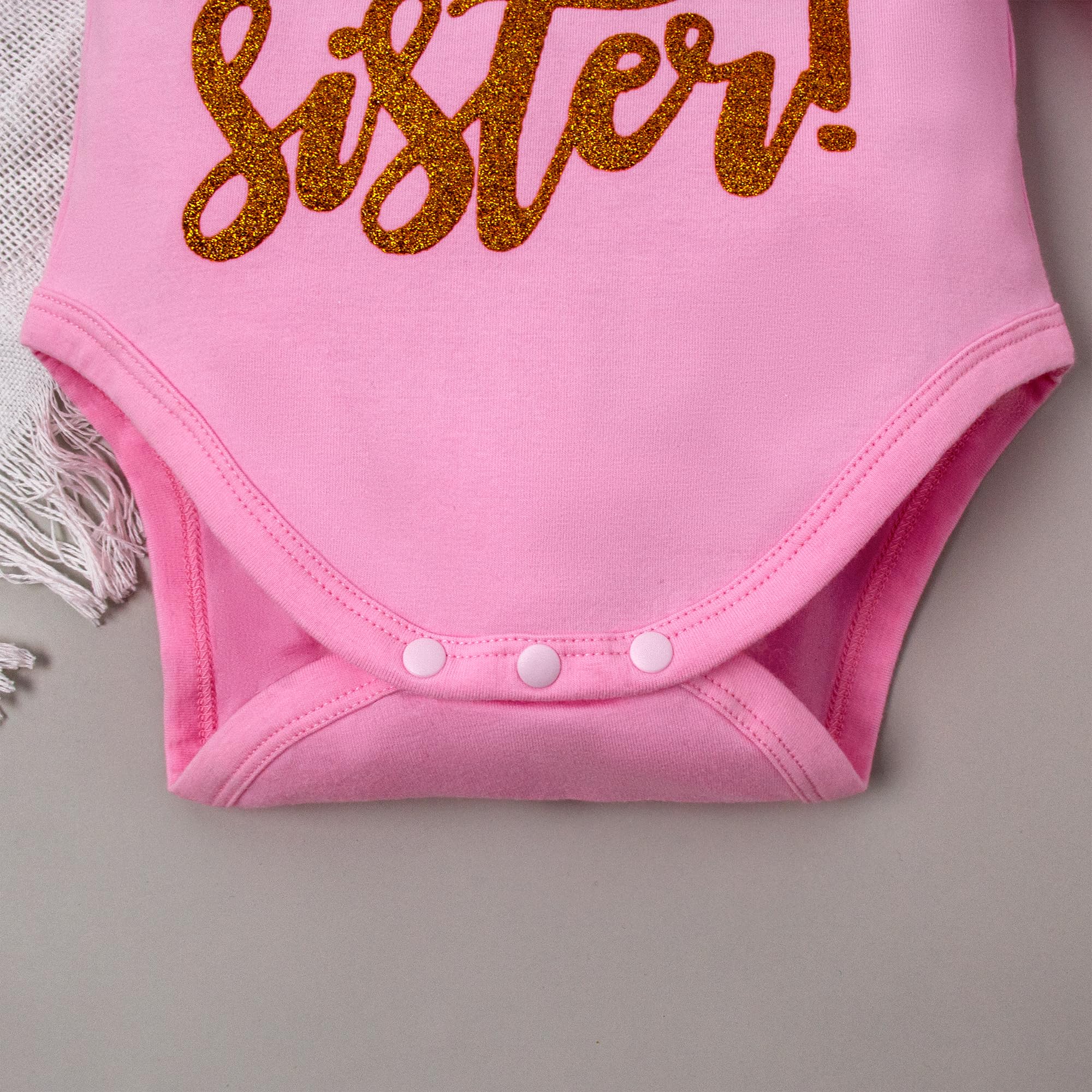 LYSMuch Big Sister T-Shirt for Toddler Girls - Perfect for Sibling Announcement