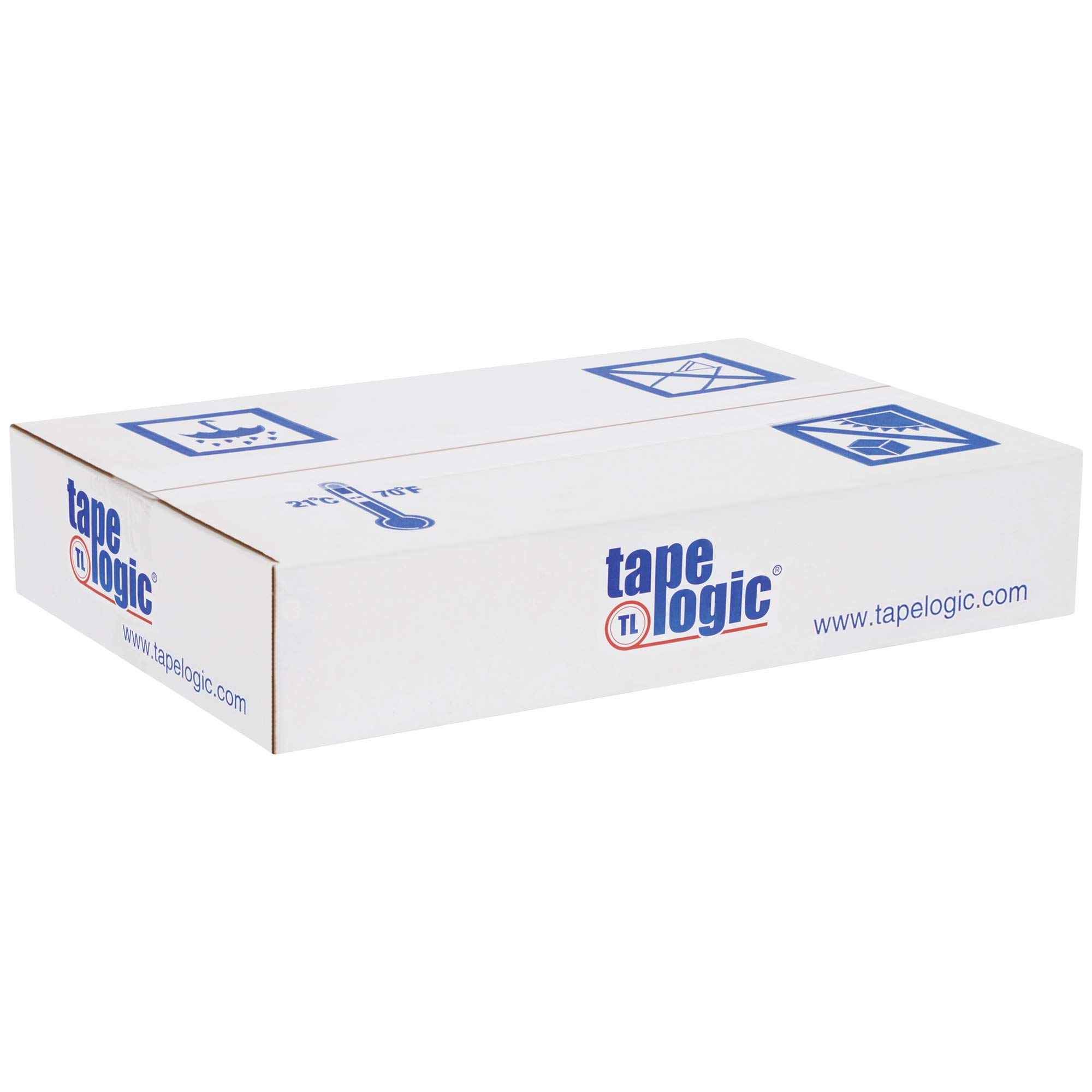 Tape Logic 2 Inch x 110 Yards Pre-Printed Packing Tape - Mixed Merchandise, 2.2 Mil Thick, Red/White, 6 Pack - Ideal for Packaging, Shipping, Moving, Home & Office Use - Perfect for Ecommerce, Warehouse, and Retail Store Applications