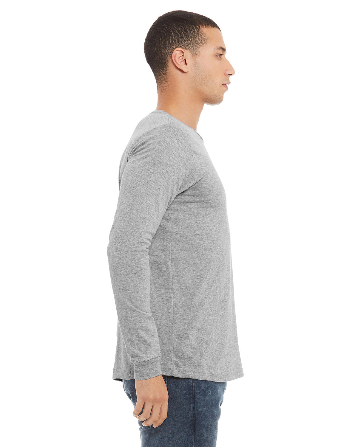 Bella + Canvas 3501 Unisex Jersey Long Sleeve T-Shirt - Soft Cotton Crewneck Tee for Men & Women - Perfect for Casual Wear, Layering & Everyday Comfort