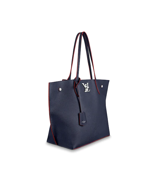 LV Lockme Go Handbag in Blue & Red - Stylish Crossbody Bag for Women, Perfect for Work, Travel & Everyday Use