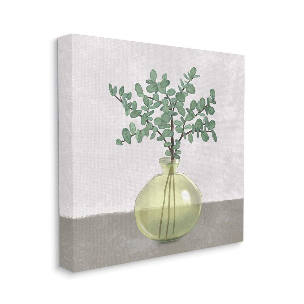 Stupell Industries Grey Neutral Plant in Vase Wall Art - 24