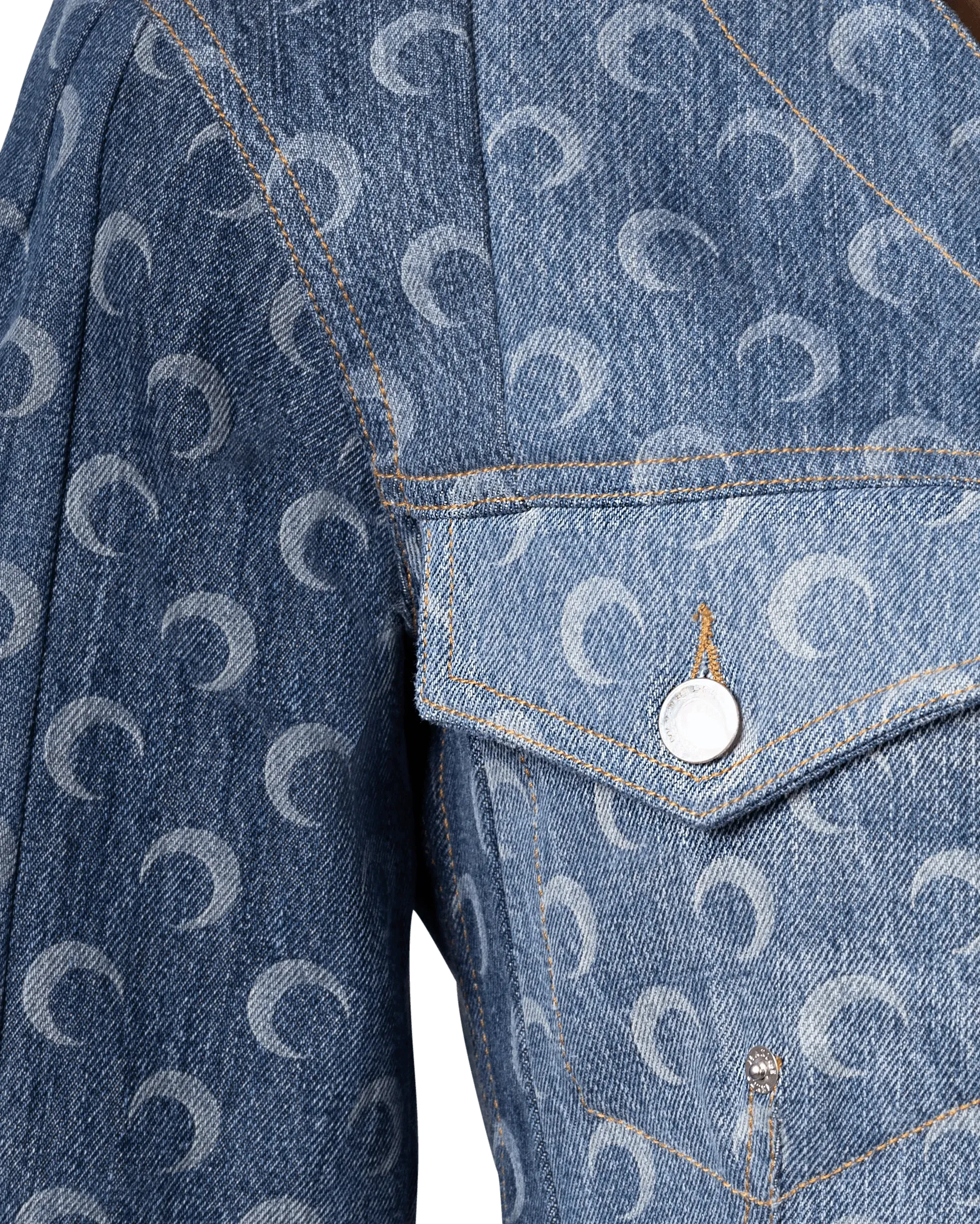 Eco-Friendly Regenerated Denim Fitted Jacket for Women - Sustainable Fashion Staple for Casual Outings & Street Style