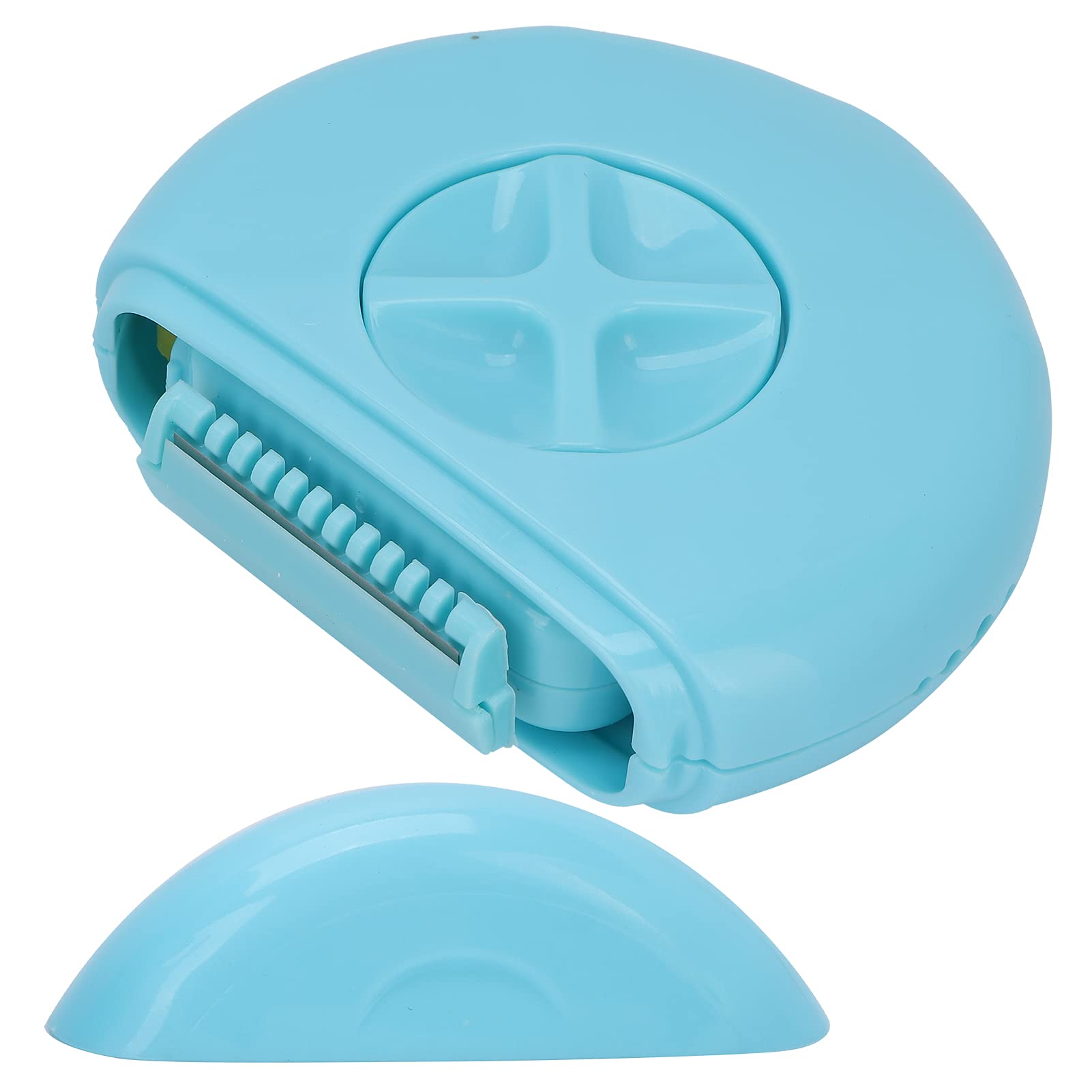 3-in-1 Mini Hair Remover Tool for Women - Portable Manual Body Hair Trimmer & Facial Hair Remover (Blue) | Perfect for Travel, Home Use & Quick Touch-ups