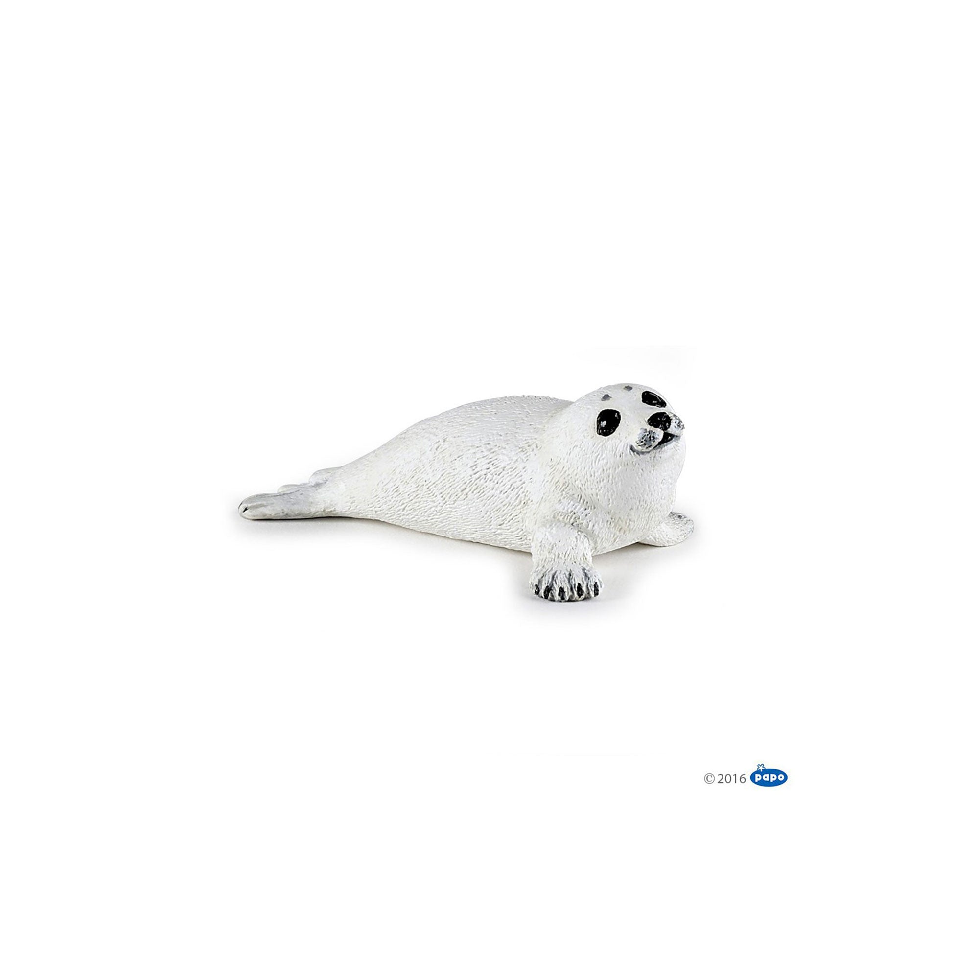 Cute Baby Seal Animal Figurine - Realistic Hand-Painted Collectible Decoration for Home, Office Desk, Nursery, or Gift Idea