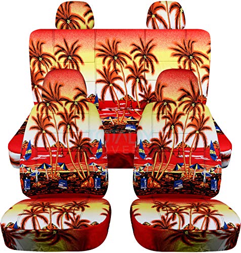 Red w Palm Tree