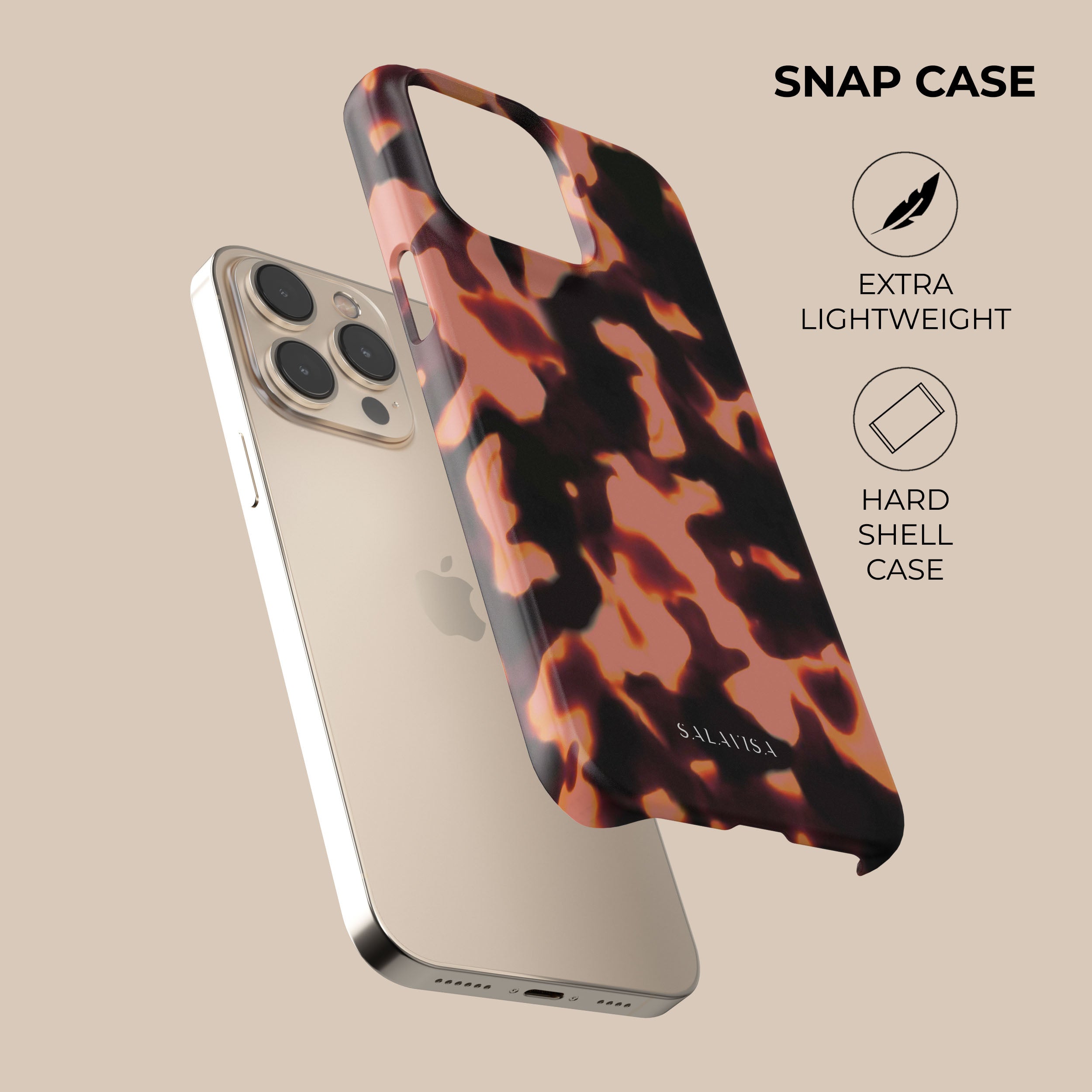 Premium Tortoise Red Phone Case - Durable & Stylish Protective Cover for iPhone & Android - Perfect for Everyday Use, Travel & Outdoor Activities