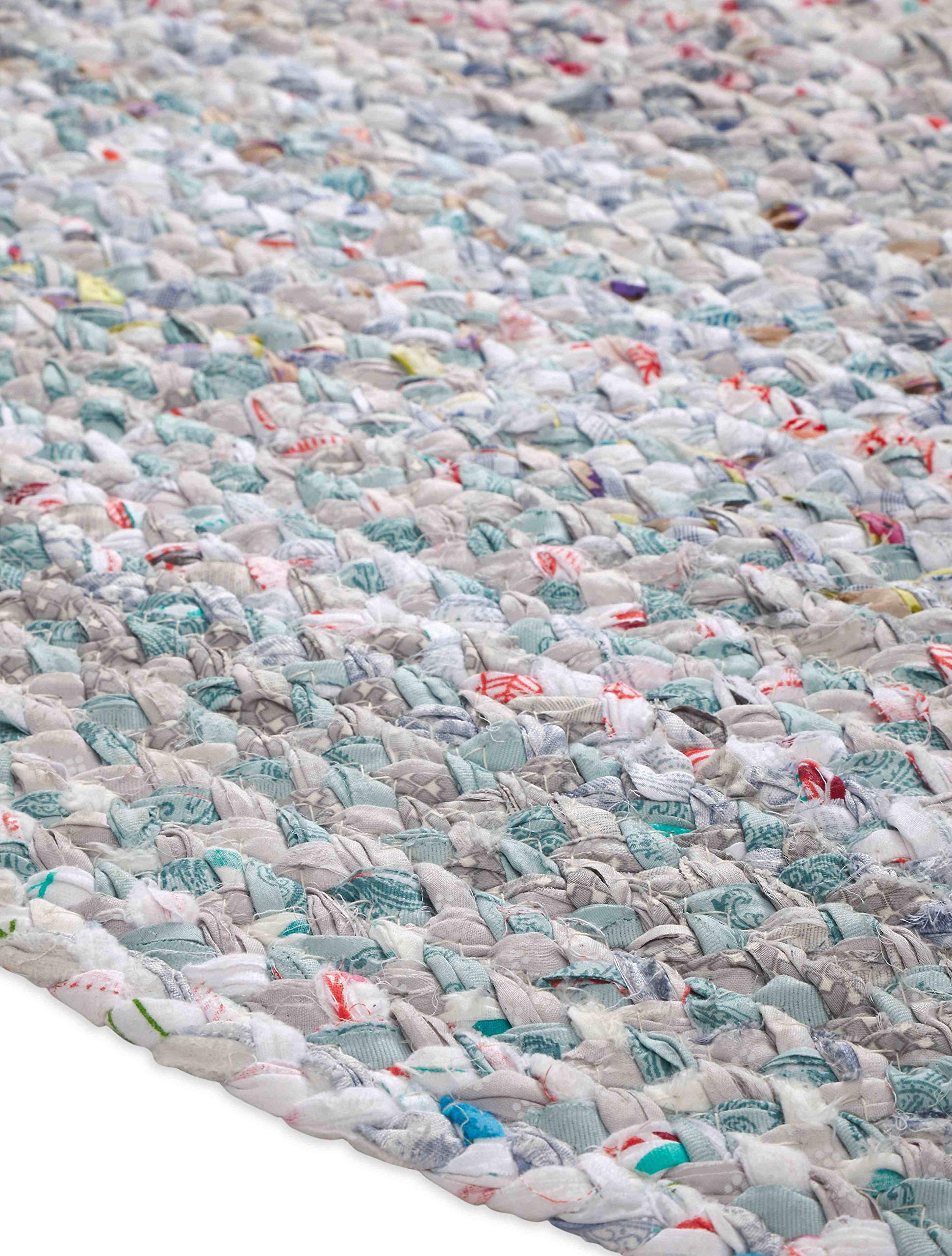Pastel Chesapeake Accent Rug 24x60 Inches - Soft Non-Slip Runner for Hallway, Bedroom & Living Room Decor