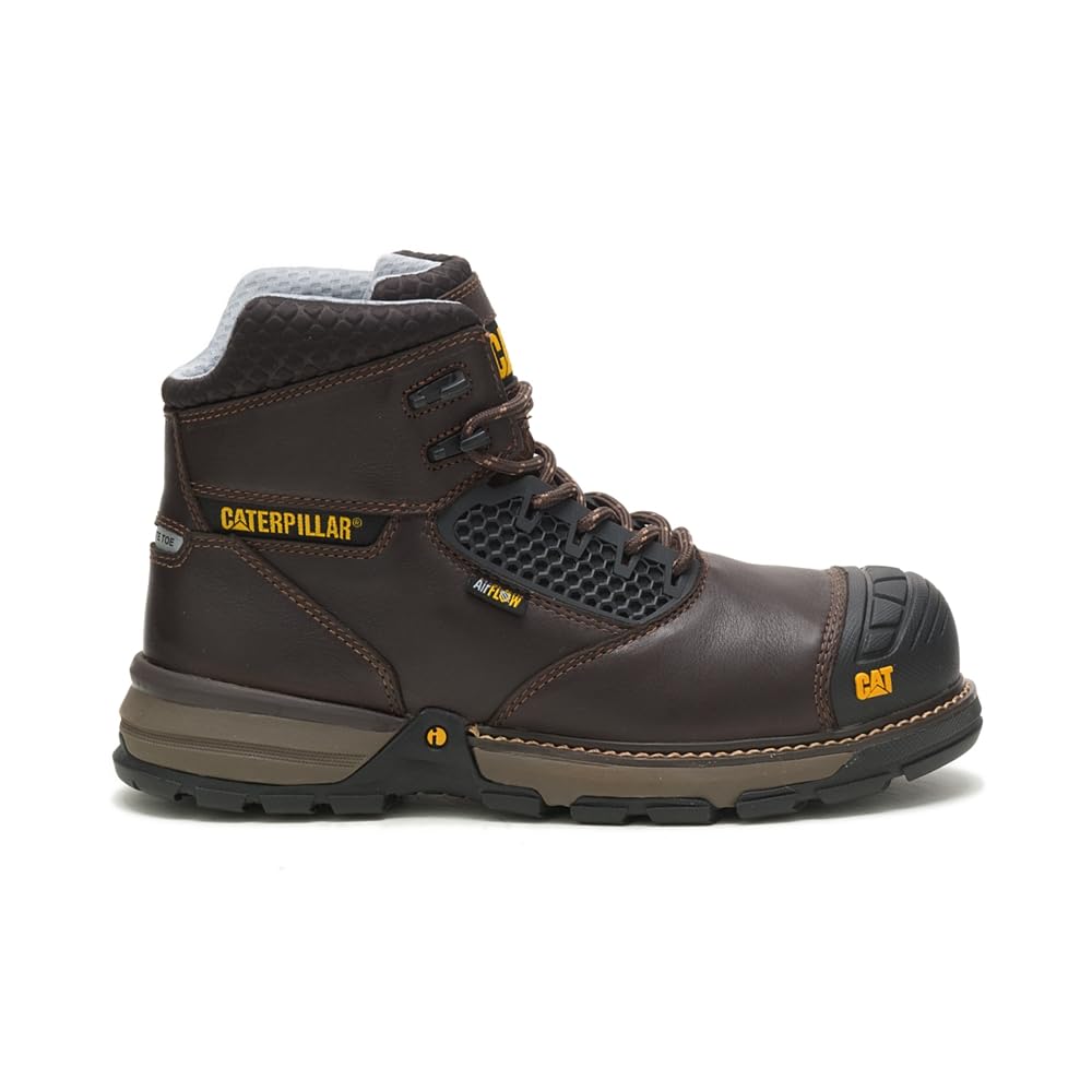 Caterpillar Men's Excavator Superlite Cool CSA Safety Work Boots - Lightweight Steel Toe Construction Boots for Construction, Warehouse & Outdoor Work
