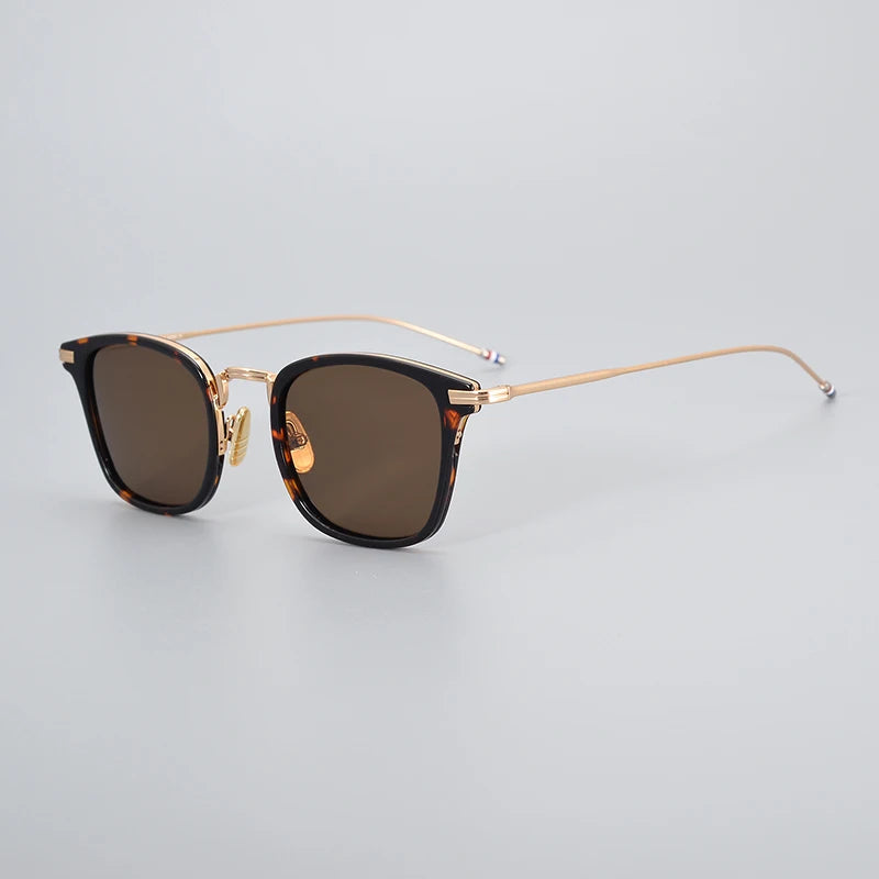 Polarized Square Sunglasses for Men - Black Full Rim Alloy Frame X905 - UV Protection for Driving, Fishing & Outdoor Activities