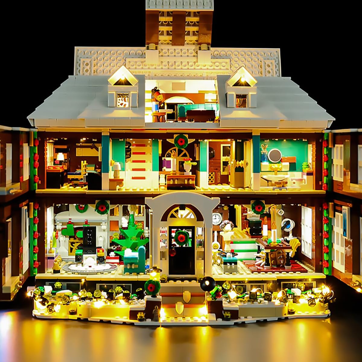 Hosdiy Light and Sound Remote Control Kit for Home Alone Lego Set 21330 - LED Lighting Kit (Light Only, No Model) - Perfect for Lego Enthusiasts & Holiday Displays