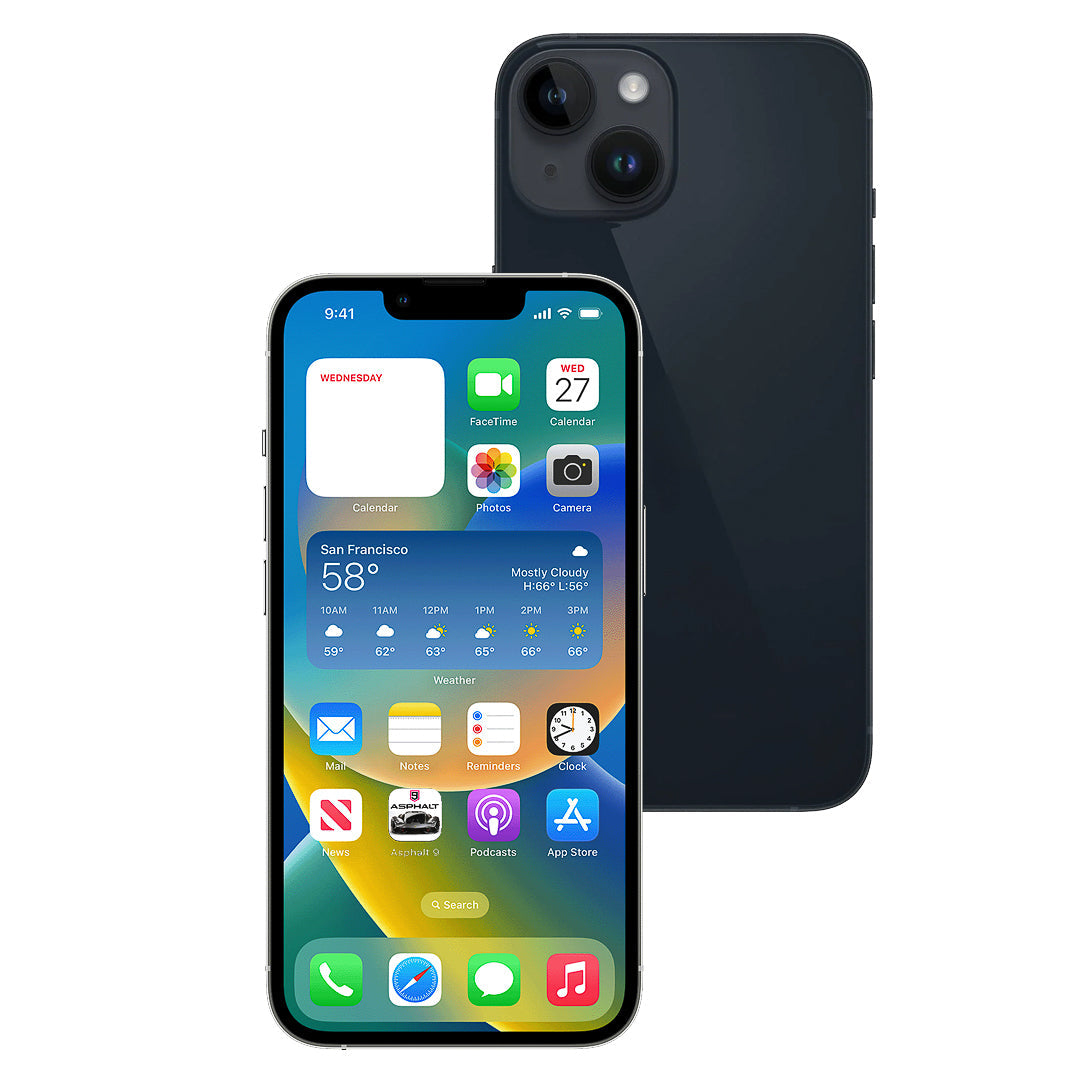 Apple iPhone 14 256GB Unlocked Smartphone - Latest Model with Super Retina XDR Display, A15 Bionic Chip & Advanced Dual Camera System - Perfect for Photography, Gaming & Business Use