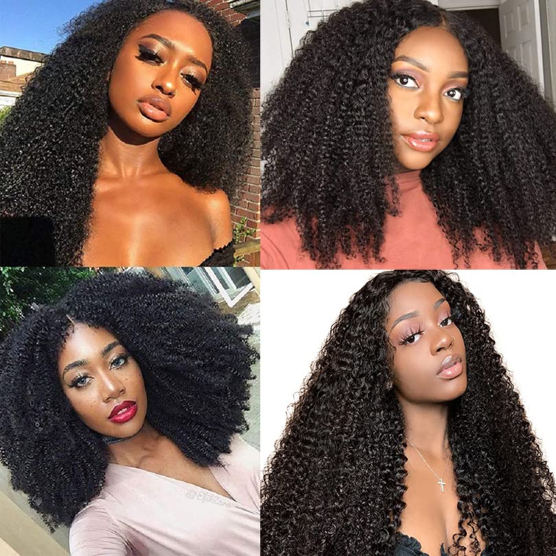 Premium Mongolian Afro Kinky Curly Braiding Hair Bundles 3Pcs/Lot - 100% Human Hair Extensions for Full Head Braiding (24 Inch, No Wefts) - Perfect for Protective Styles, Box Braids & Natural Hair Care