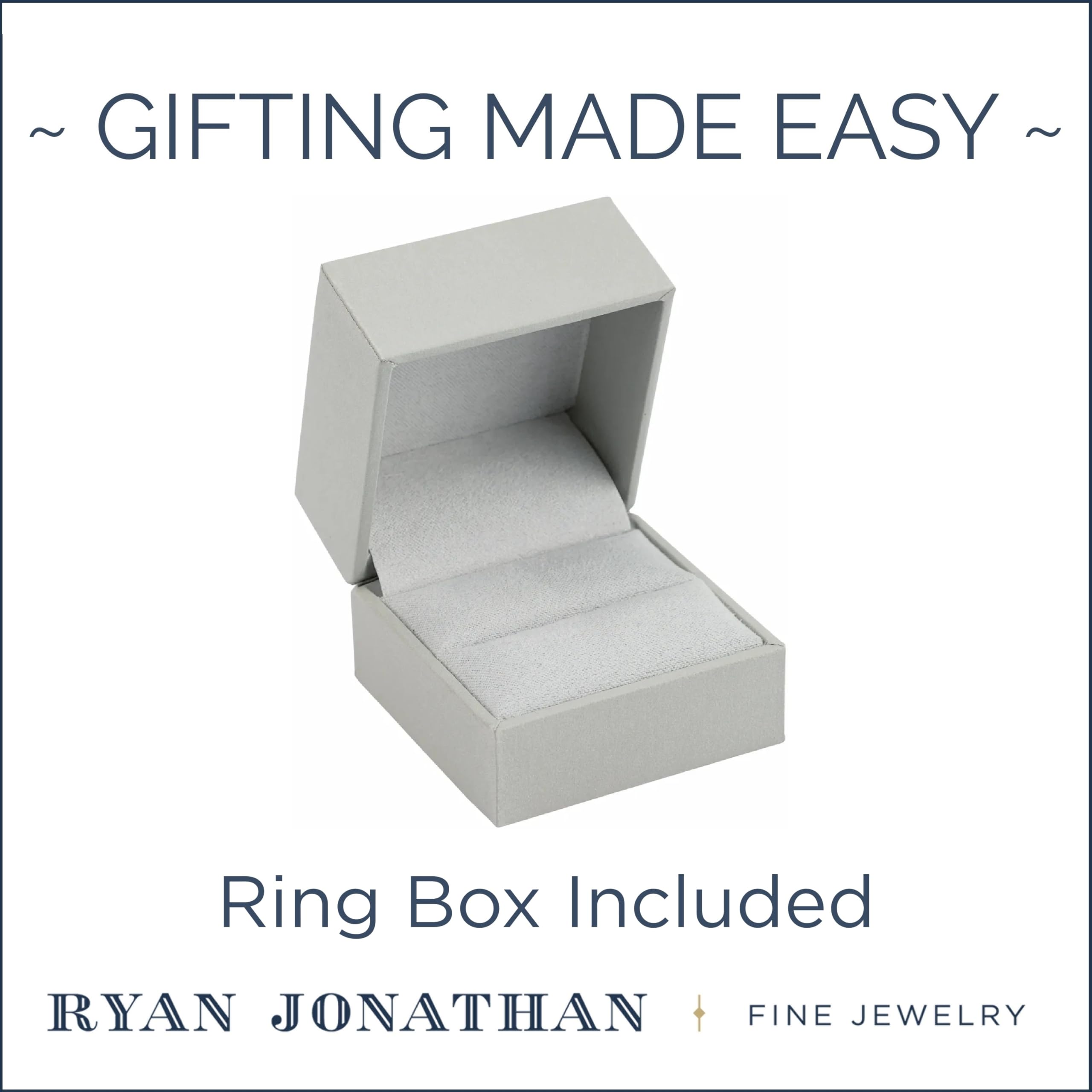 14K White Gold Men's Diamond Band Ring - 1/2 Carat Total Weight (Size 11) - Luxury Wedding Band, Anniversary & Birthday Gift for Him - Perfect for Engagements, Promises & Special Occasions