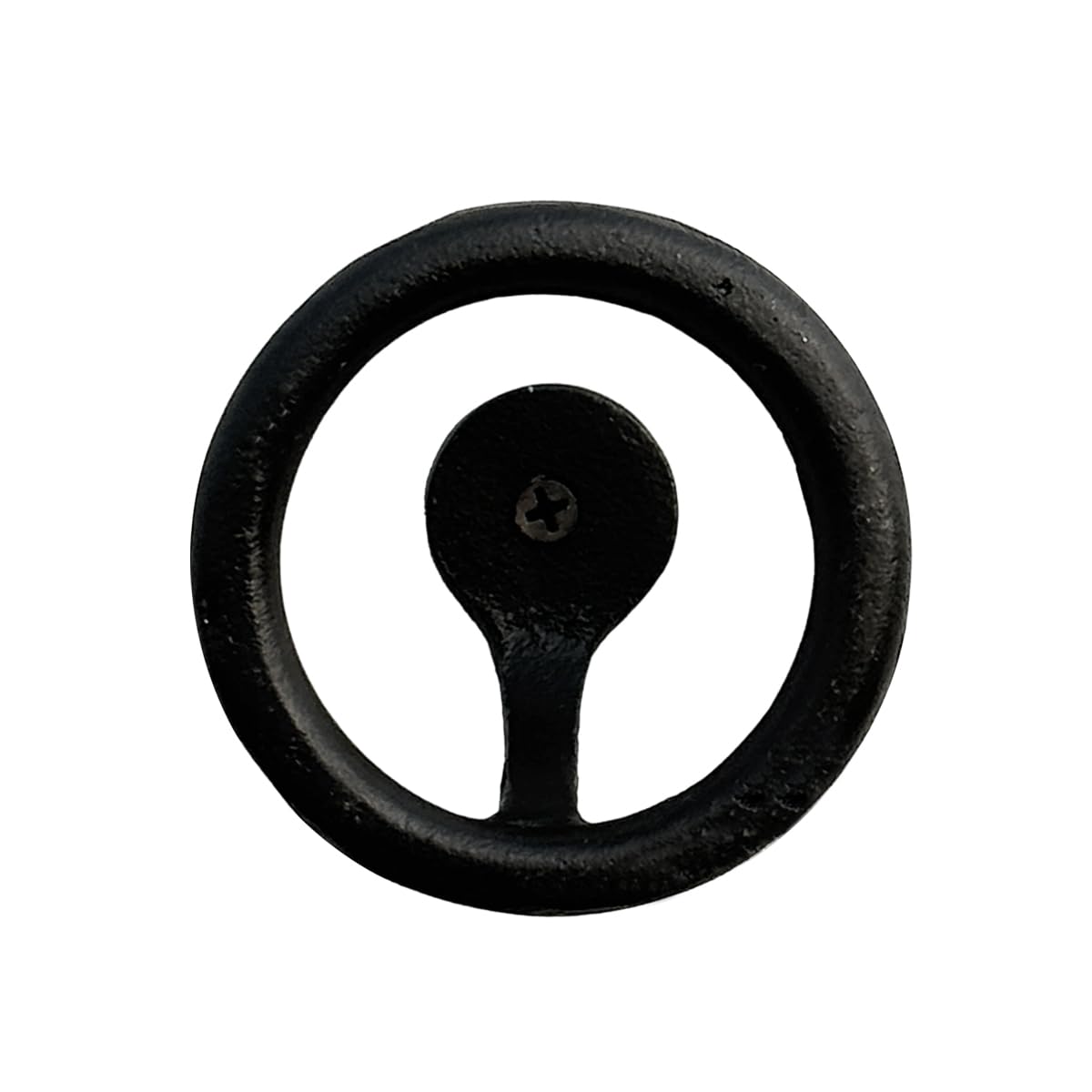 Handmade Classic Style Cast Metal Wall Hook - Heavy Duty Rustic Coat Hook for Farmhouse, Bathroom & Kitchen - Perfect for Hanging Towels, Plants, Pots, Mugs & Hats - Wall Mounted Round Hook for Home Organization & Decor