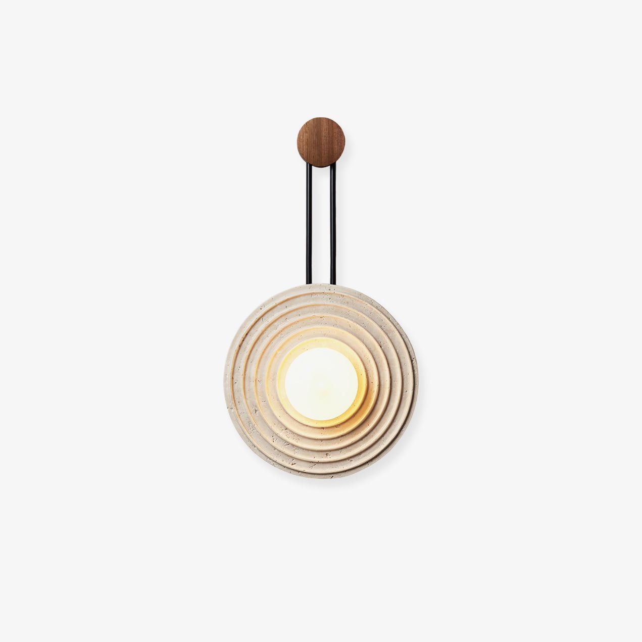 Growth Ring Wall Lamp - Modern LED Wall Sconce with Adjustable Brightness for Bedroom, Living Room, and Hallway Lighting Decor