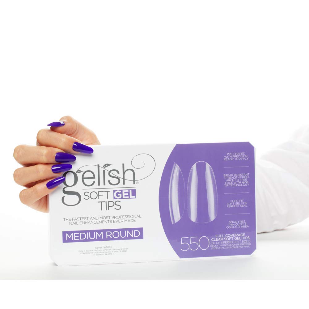 Gelish Soft Gel Nail Polish Bundles - Soak Off LED/UV Gel Manicure Kit for Salon & Home Use - Perfect for Nail Art, DIY Manicures & Professional Nail Services