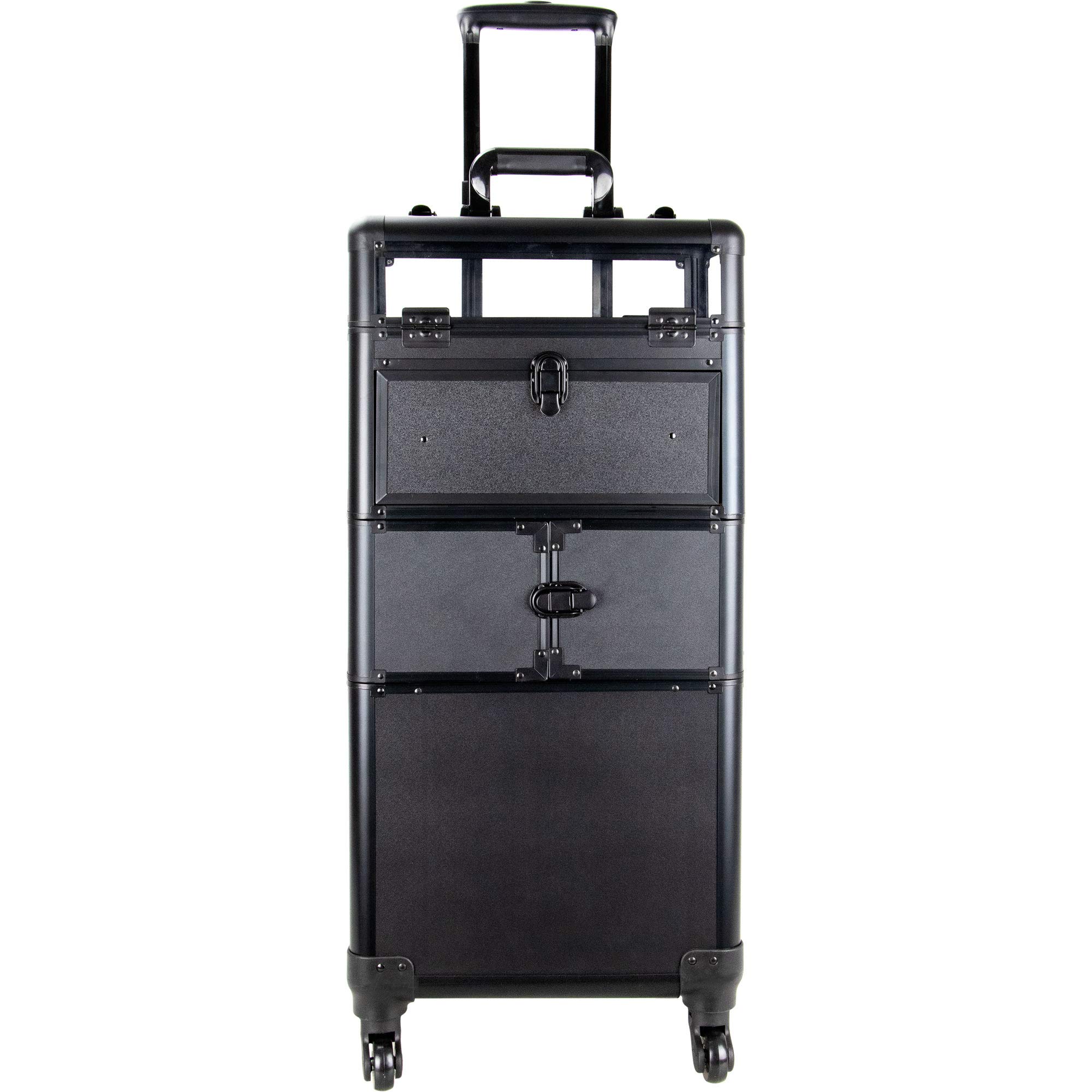 Ver Beauty Professional Rolling Nail Artist Case - Portable Nail Tech Organizer with Wheels for Salon, Travel & Home Use - Perfect for Manicurists & Nail Technicians