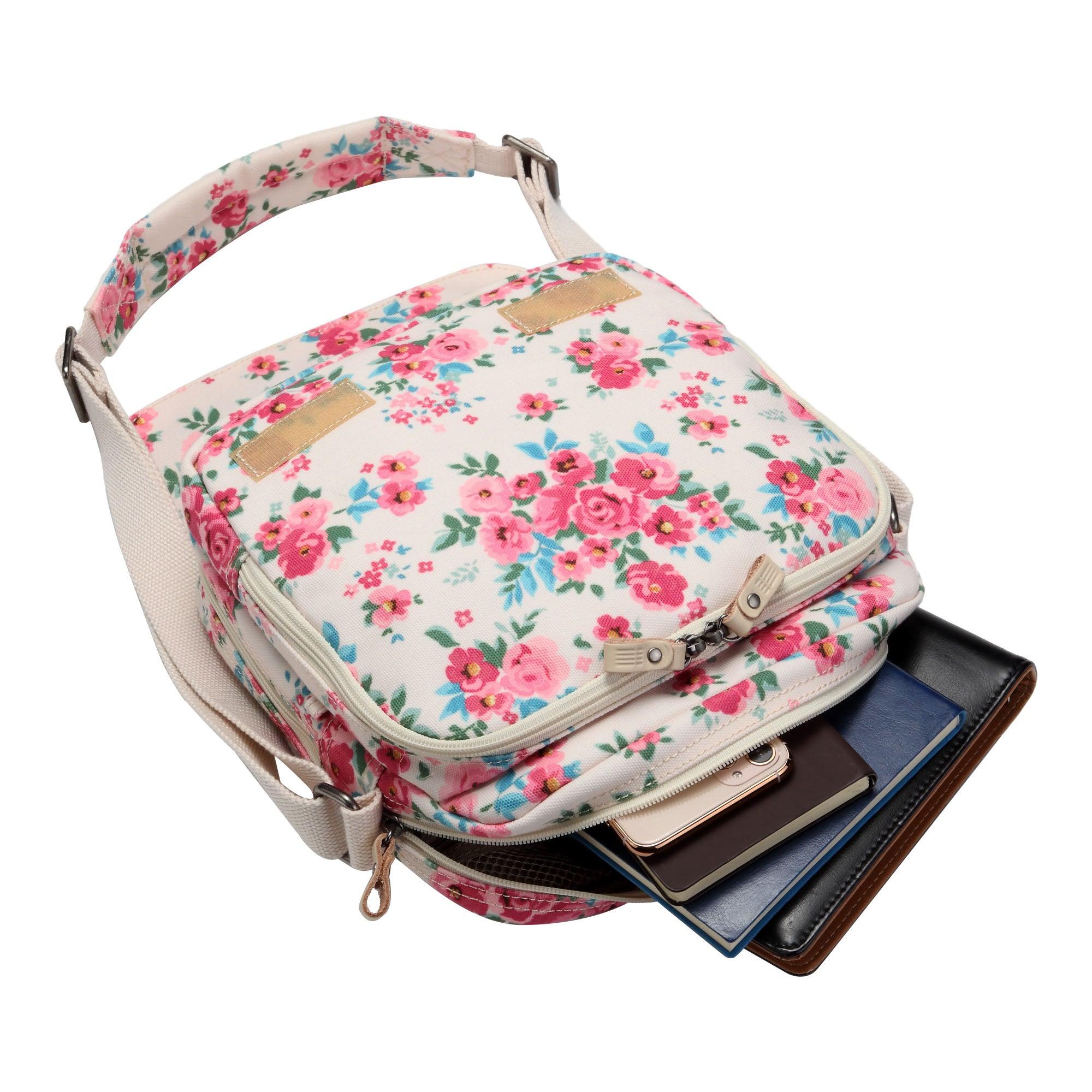 Troop London Classic Canvas Crossbody Bag for Men & Women - Stylish & Durable Shoulder Bag for Travel, Work & Everyday Use