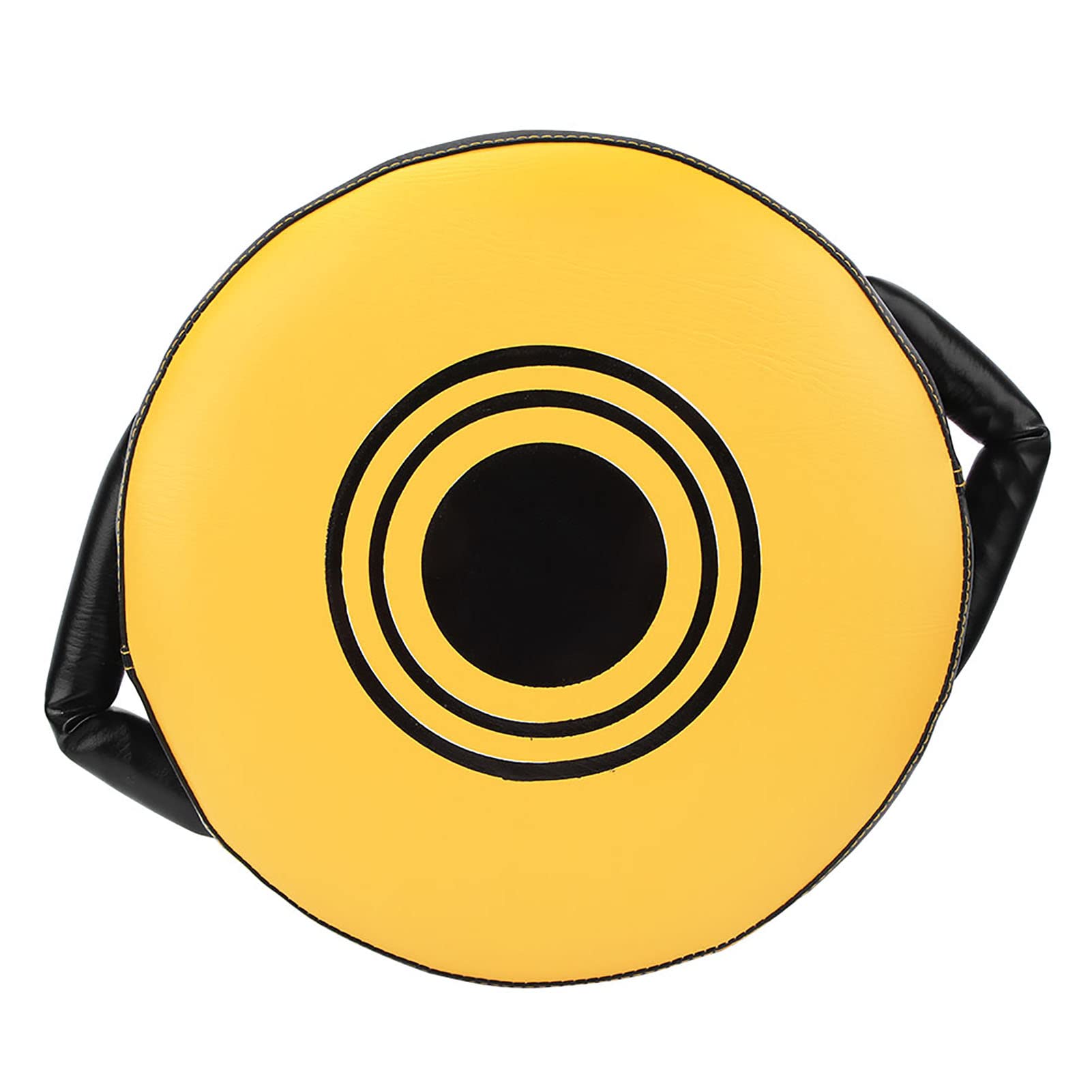 Boxing Punch Shield - Focus & Strength Training Kickboxing Round Pad for Target Practice | Durable Punching Equipment (Yellow) | Perfect for MMA, Muay Thai & Home Workouts