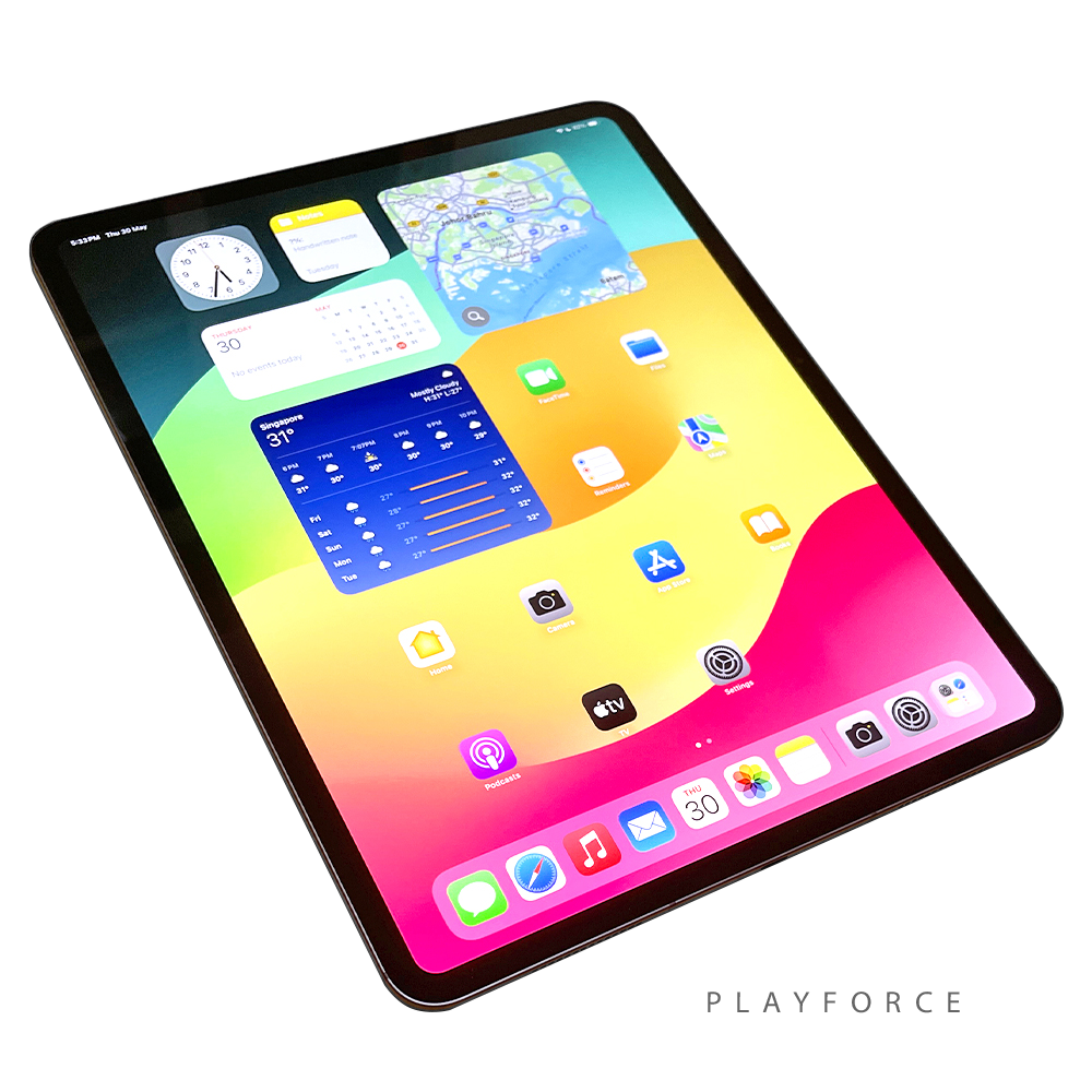 Apple iPad Pro 12.9-inch (7th Generation, 2024) - 1TB Storage, WiFi + Cellular, M4 Chip, Space Gray - Perfect for Graphic Design, Video Editing & Business Productivity