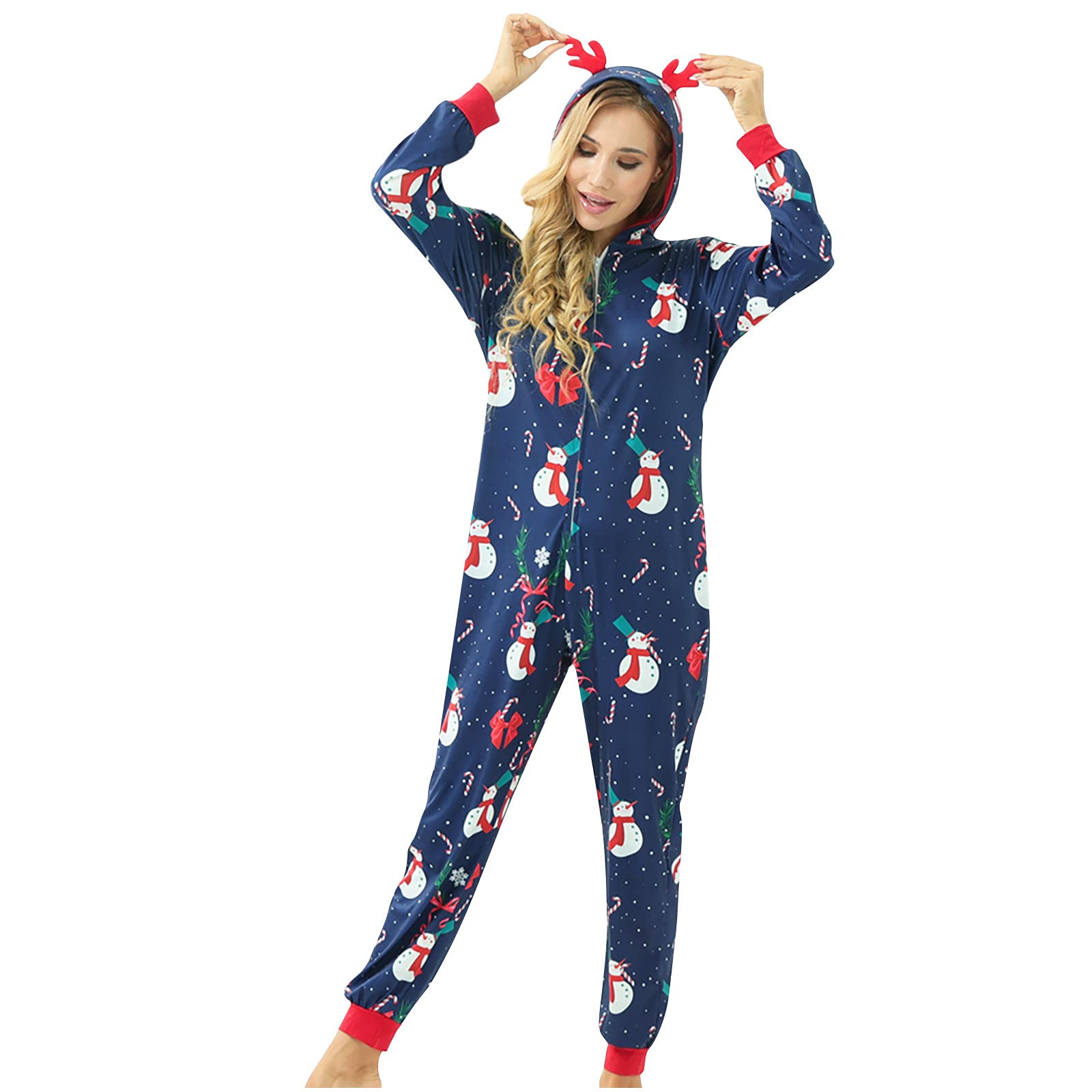 Women's Christmas Pajama Set - Xmas Print Sleepwear for Holiday Comfort