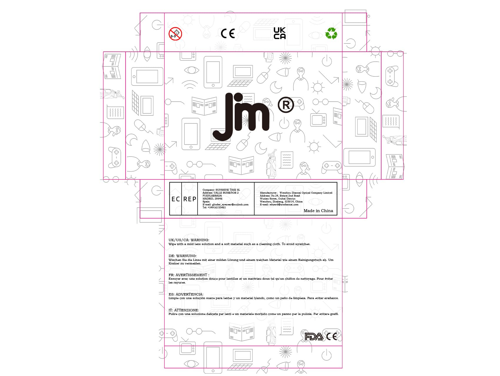 JM Reading Glasses Set of 4 - Premium Spring Hinge Readers for Men & Women (+0.5 Strength) - Mixed Colors - Perfect for Reading Books, Using Smartphones & Working on Computers