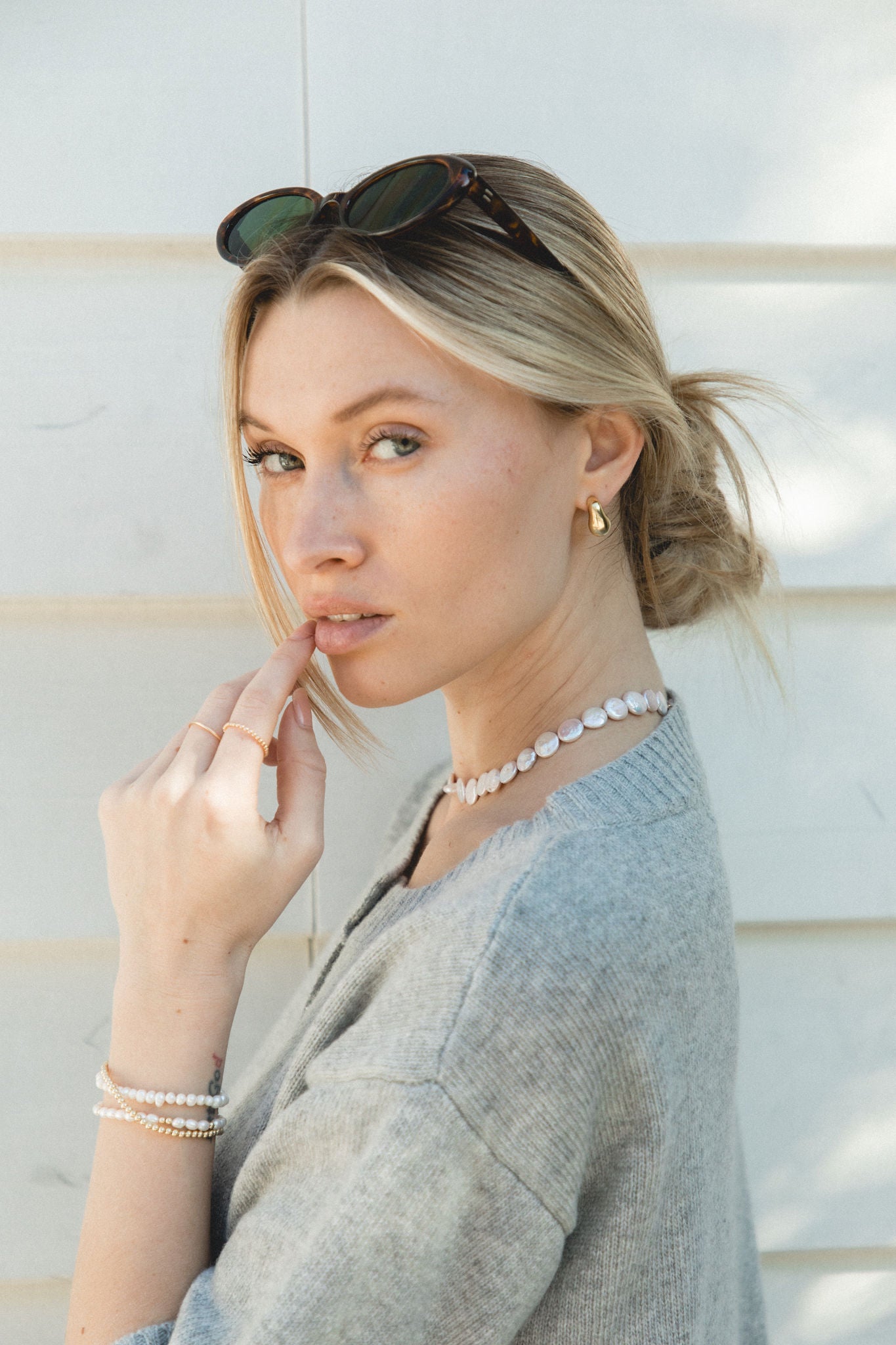 OSC x SOLAÍ Molten Square Hoops - Trendy Gold Plated Geometric Earrings for Women | Perfect for Parties, Weddings & Everyday Fashion Accessories
