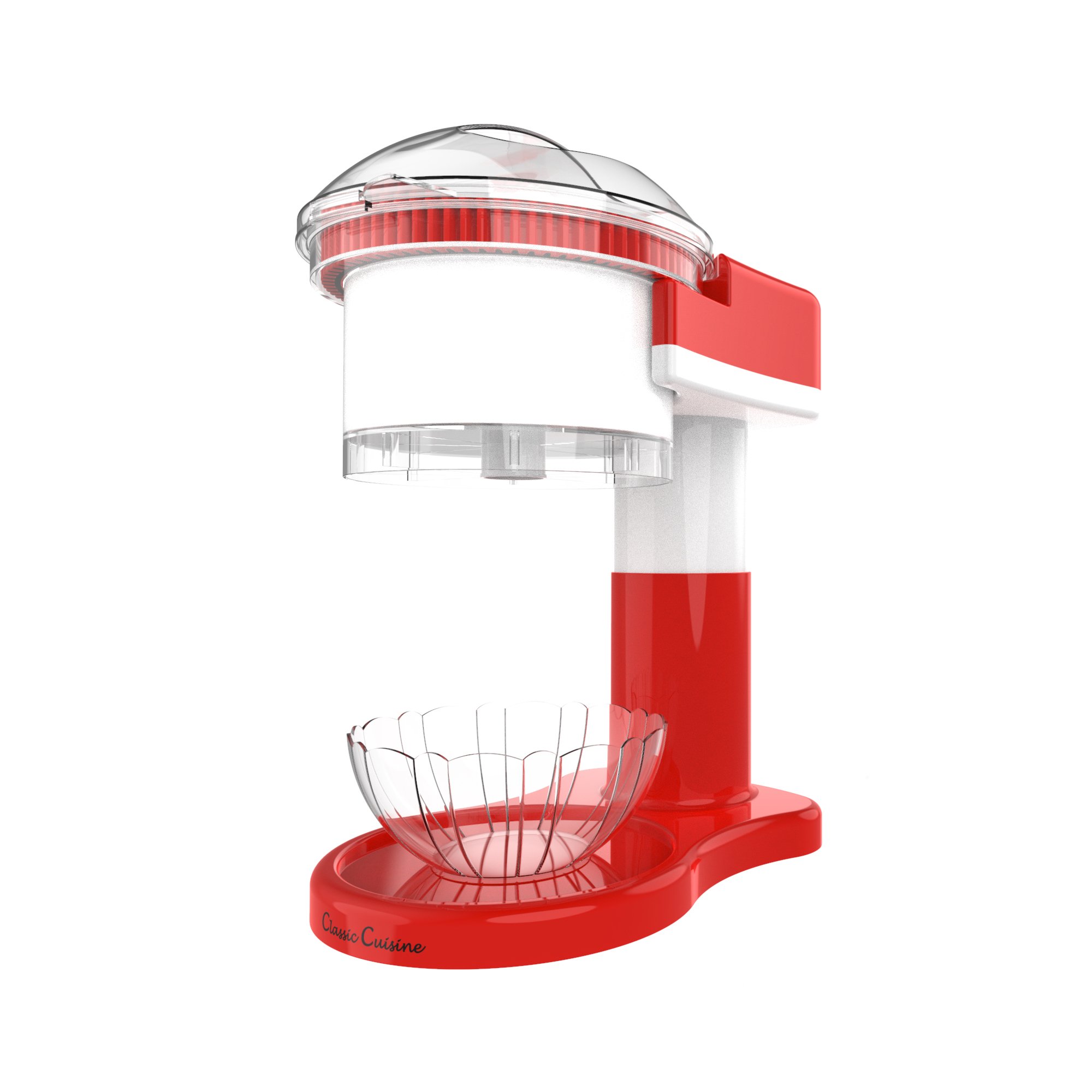 Electric Ice Shaver Machine for Home - Countertop Snow Cone Maker, Italian Ice & Slushie Machine with Cup by Classic Cuisine | Perfect for Parties, Summer Treats & DIY Frozen Desserts