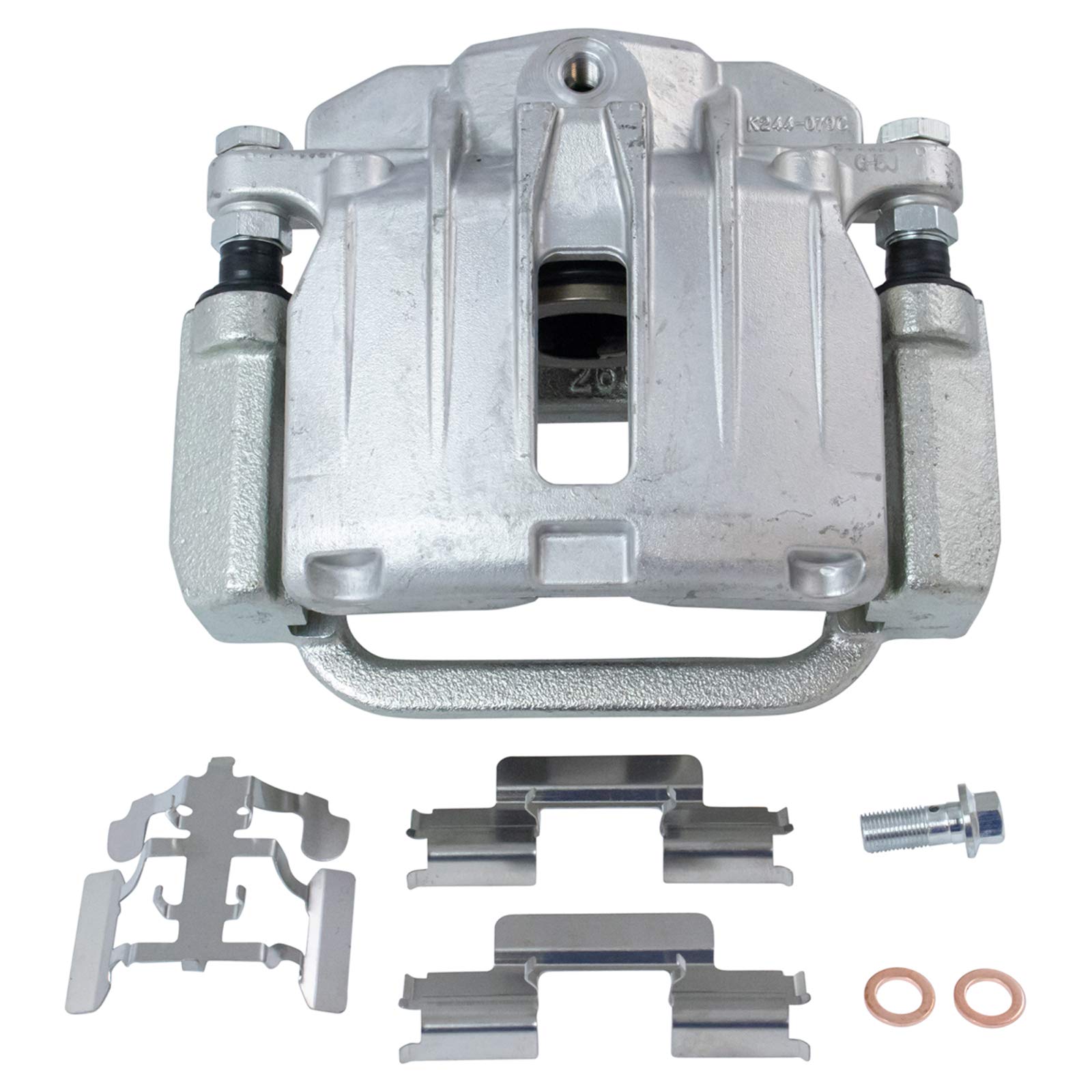 TRQ Performance Brake Kit - Rear Semi-Metallic Brake Pads & G-Coated Rotors for 2006-2011 Cadillac DTS | Premium Braking System for Smooth Stops & Enhanced Safety | Ideal for City Driving, Highway Commutes & Performance Upgrades