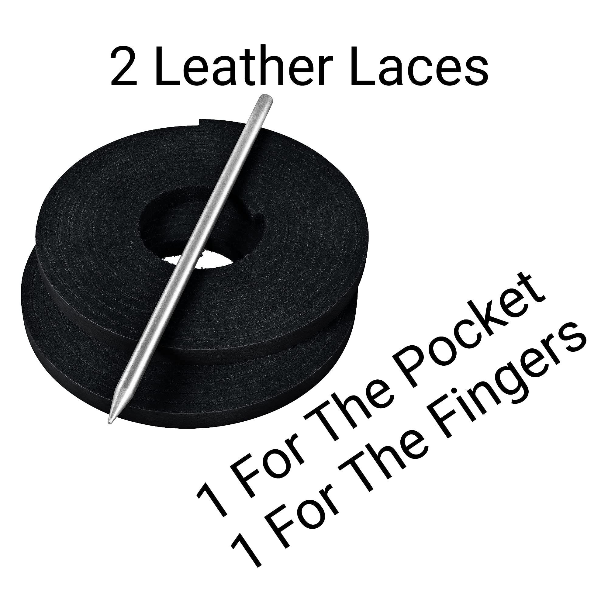 TOFL Premium Baseball & Softball Glove Lace Repair Kit - 2 Leather Laces with Needle for Catchers Mitt, Fielding Gloves & Baseball Accessories | Perfect for Glove Maintenance, Sports Equipment Repair & Baseball Practice Sessions