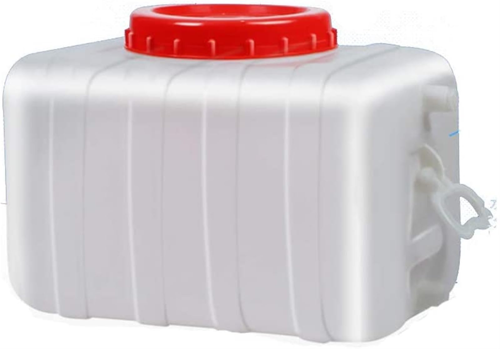 200L Large Capacity Water Storage Container with Tap - Portable Plastic Drinking Water Tank for Camping, Emergency, and Outdoor Use