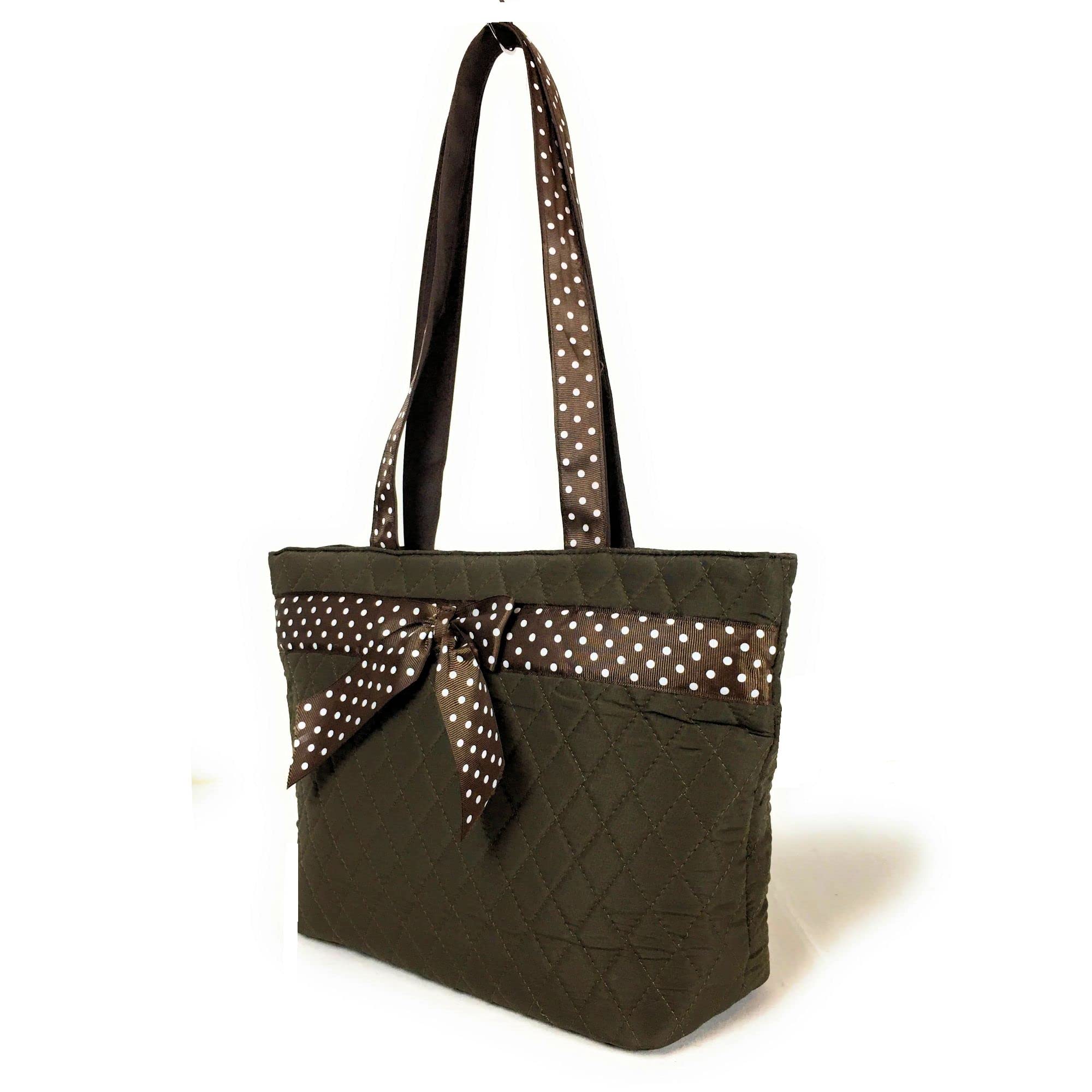 Quilted Shoulder Tote Bag for Women - Stylish Large Capacity Handbag Purse - Perfect for Work, Travel & Shopping