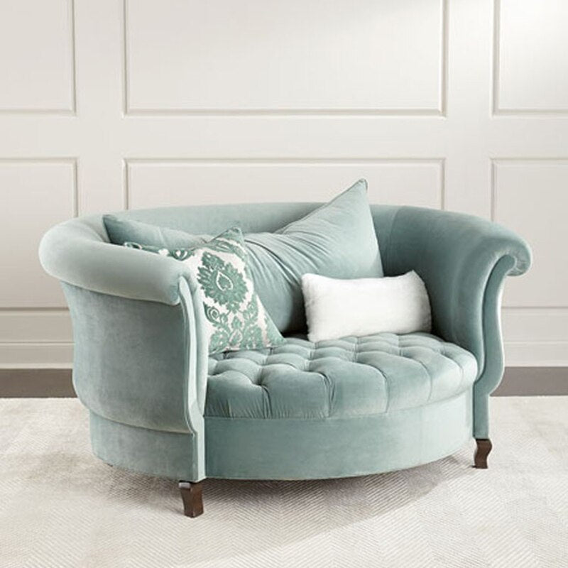 Luxury Velvet Sofa Chair - Ergonomic Design for Ultimate Comfort | Perfect for Living Room, Bedroom & Office Relaxation