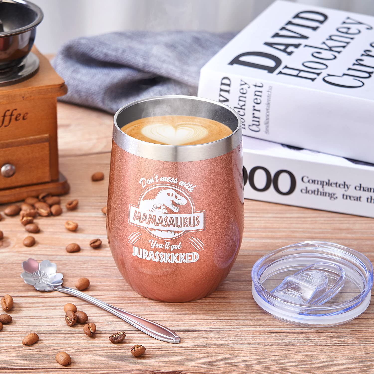 Personalized 12 oz Wine Tumbler - Best Mother's Day Gift for Mom, Wife, Women | Birthday Present from Daughter, Son, Husband | Elegant New Mom Gift for Women | Perfect for Wine Nights, Picnics & Home Relaxation