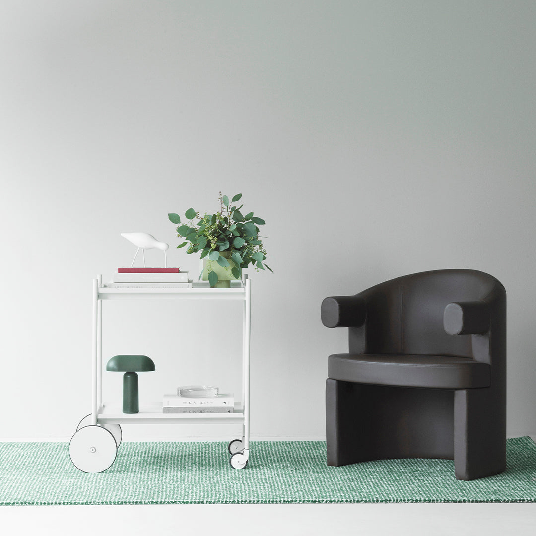 Yuchen Wu Flick Rug by Normann Copenhagen - Modern Handwoven Wool Area Rug for Living Room, Bedroom & Office Decor