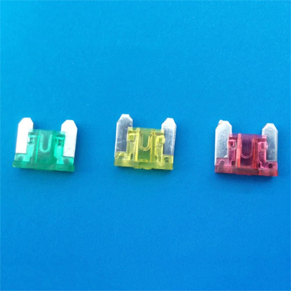 24-Piece Car Blade Fuses Assortment Kit - 5A 10A 15A 20A 25A 30A Low Profile Mini Automotive Fuses for Car, Boat, Truck & SUV - Essential Vehicle Electrical Protection & Emergency Roadside Repair Kit