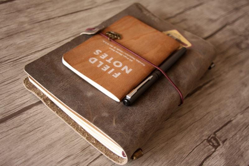 Personalized Monogrammed Leather Travel Journal - Custom Name Diary for Writing, Sketching & Adventure Memories - Perfect Gift for Travelers & Explorers