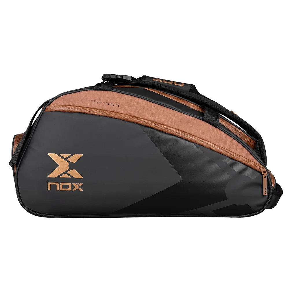 Premium Padel Tennis Bag - Black & Brown - Durable & Stylish for Padel Players - Perfect for Training, Matches & Travel