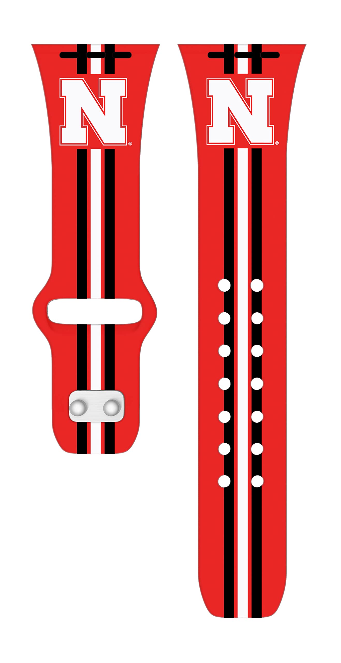 Nebraska Huskers Apple Watch Band - Premium HD Affinity Bands Compatible with All Apple Watch Models - Perfect for Game Day, Workouts & Everyday Wear