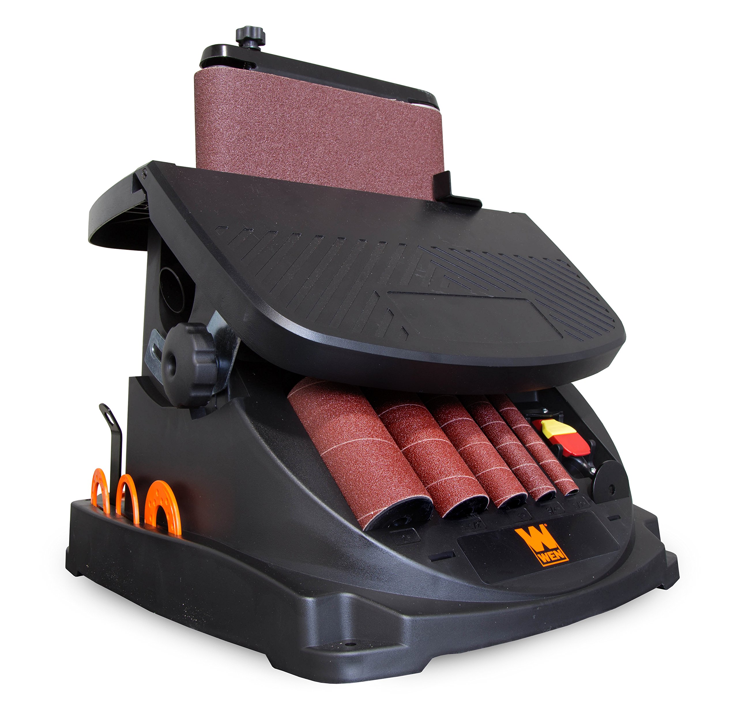 WEN 6524 Oscillating Belt and Spindle Sander | 6-Inch x 48-Inch Belt & 5-Inch Spindle | Woodworking Power Tool for Sanding, Shaping & Smoothing Wood Projects | Perfect for DIY, Furniture Making & Craft Workshops