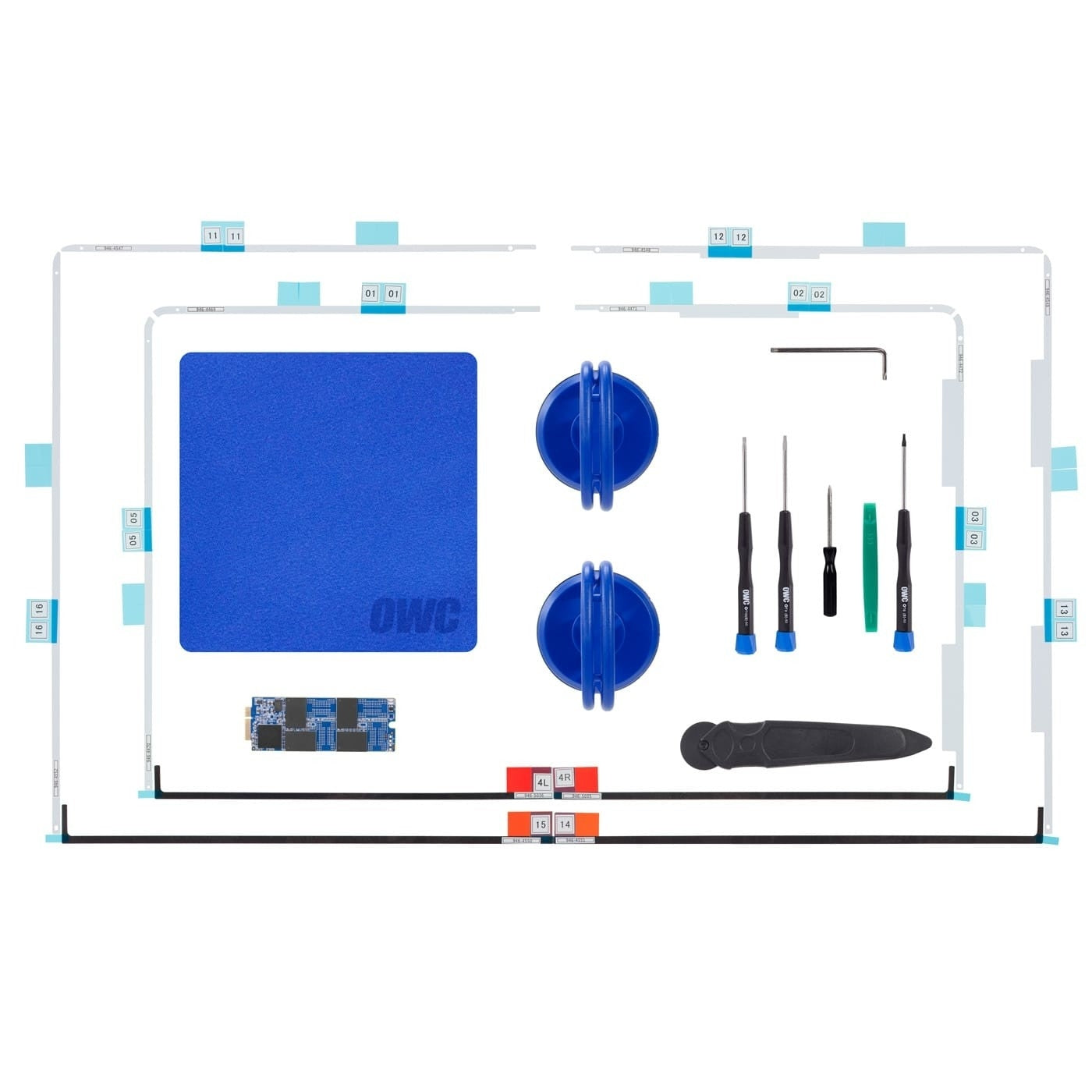 2.0TB OWC Aura 6G SSD Upgrade Kit for iMac (Late 2012 - Early 2013) | High-Speed Solid State Drive | Easy Installation | Perfect for Video Editing, Gaming & Faster Performance
