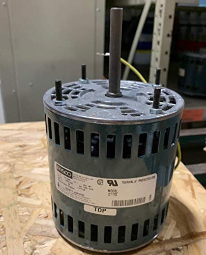 D1170 15 Amp 115V 1550 RPM Blower Motor Replacement - High Performance HVAC Fan Motor for Furnace, Air Handler & AC Units | Durable & Energy Efficient