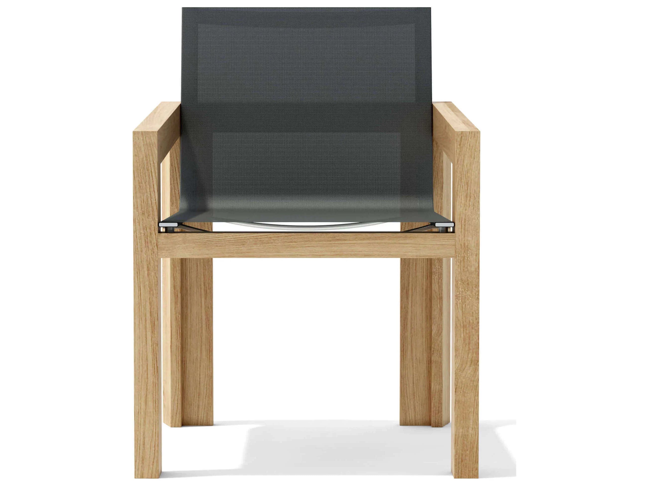 Anderson Teak Smyrna Dining Armchair DS 856 - Premium Outdoor Patio Furniture for Garden, Poolside & Restaurant Use