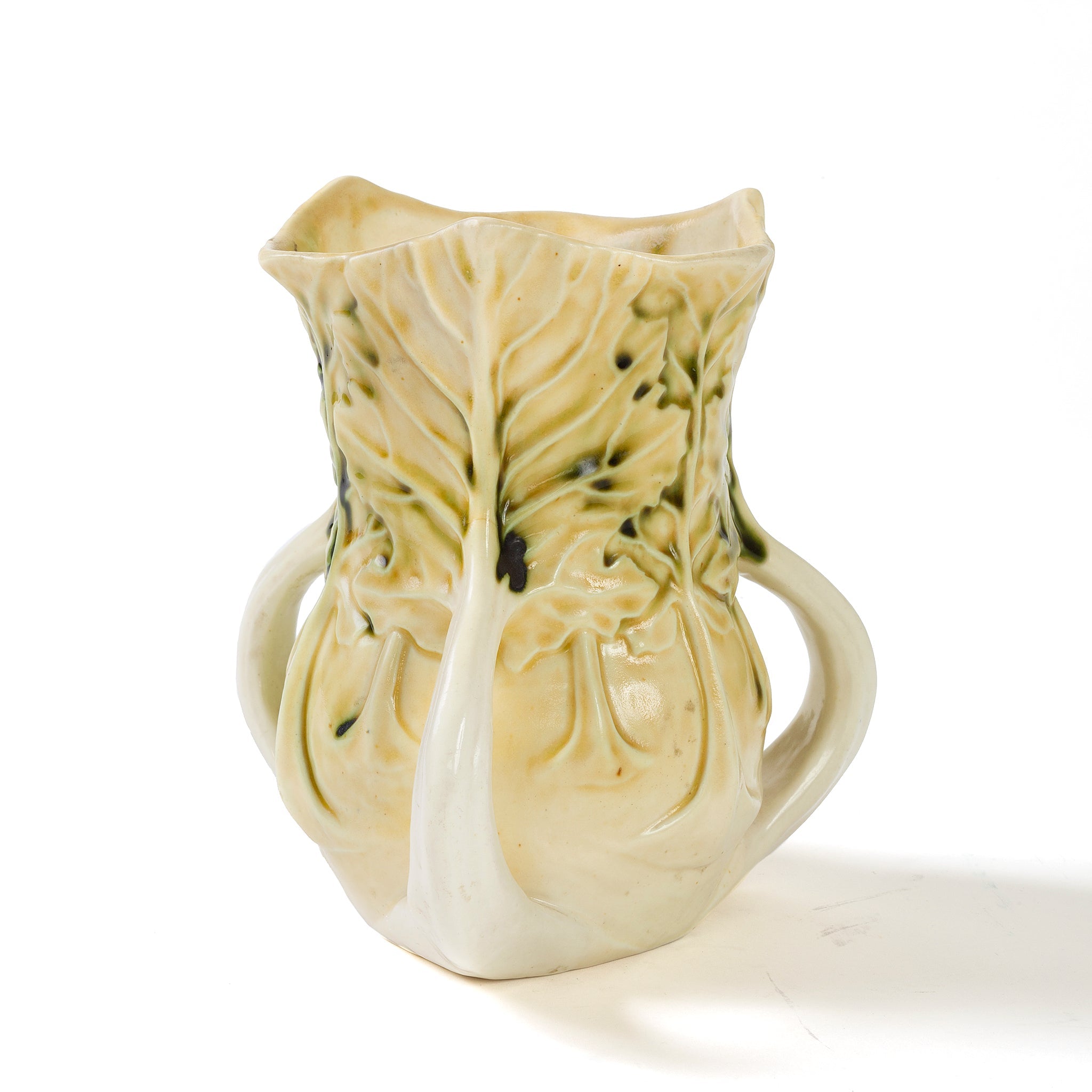 Louis Comfort Tiffany Cabbage Leaf Vase - Authentic Art Nouveau Glass Vase for Home Decor, Collector's Item & Gift Idea | Perfect for Living Room Display, Office Decor & Antique Collections