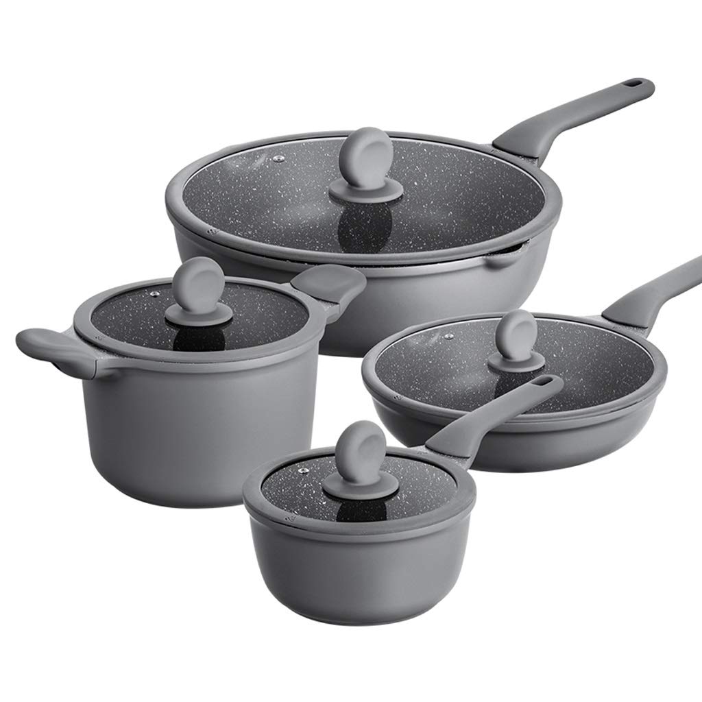 **Non-Stick Cookware Set - 10-Piece Pots and Pans for Induction Stove, Soup Pot, Frying Pan, Milk Pot, Noodle Pot, Wok & Casserole | Durable Kitchen Supplies for Cooking, Boiling, Frying & Serving | Perfect for Home Chefs & Everyday Meals**