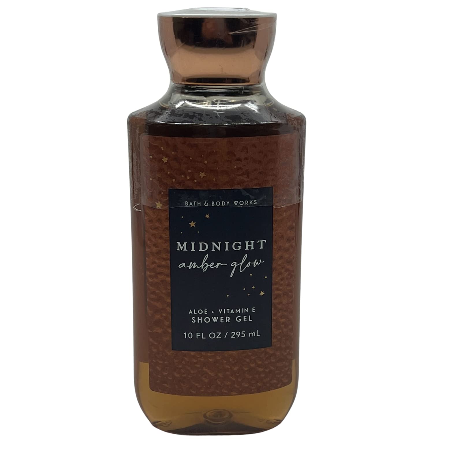 Bath & Body Works Midnight Amber Glow Body Wash & Shower Gel with Nourishing Body Lotion Set - Warm Vanilla & Amber Scent for Relaxing Nighttime Bath & Moisturizing Skin Care Routine